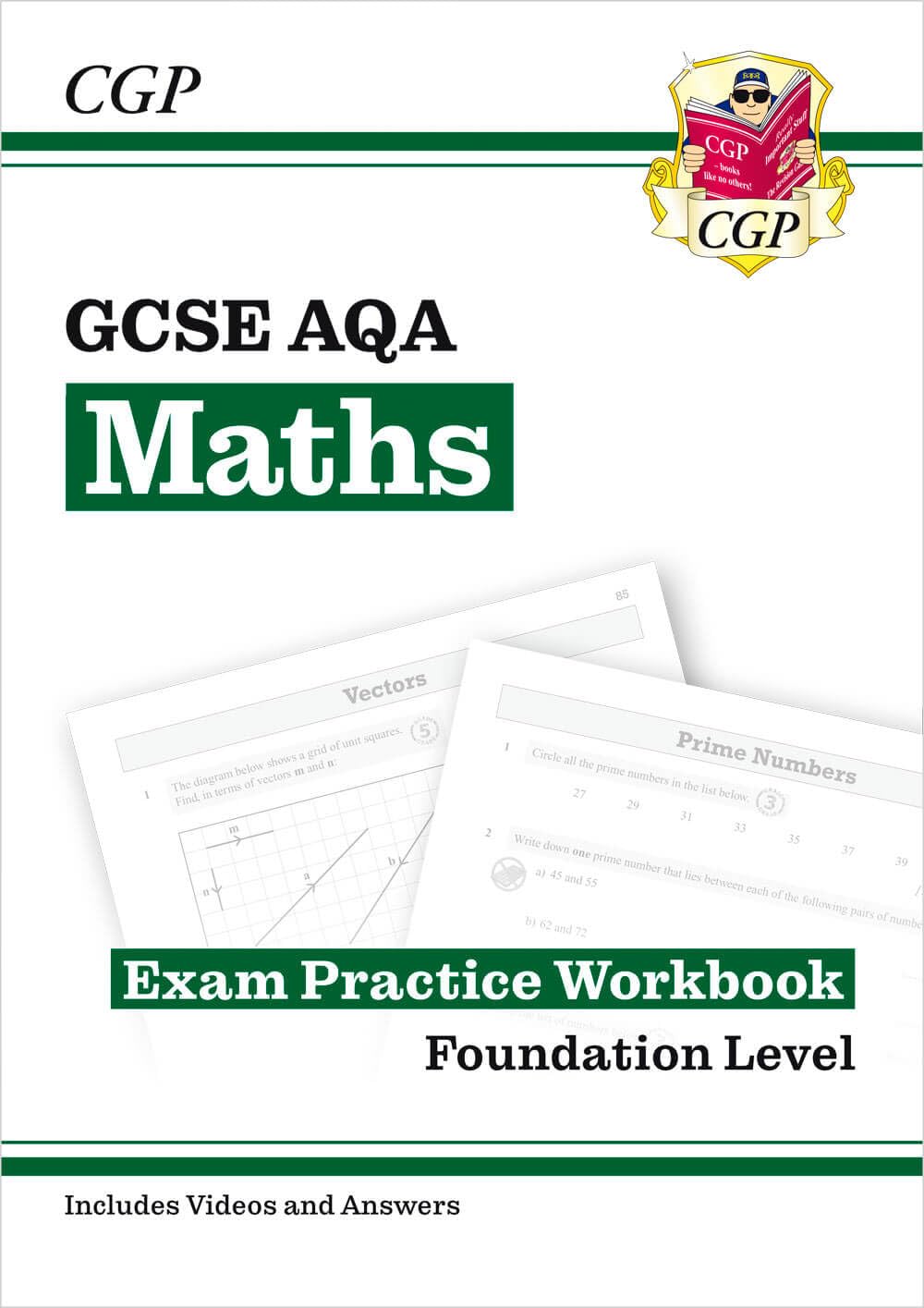 GCSE Maths AQA Exam Practice Workbook: Foundation - includes Video Solutions and Answers: for the 2026 and 2027 exams