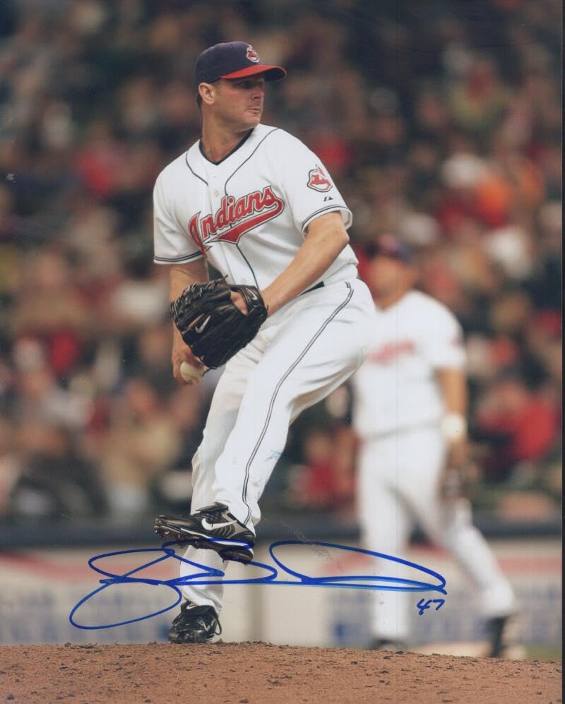 JOE BORKOWSKI INDIANS SIGNED AUTOGRAPHED 8X10 PHOTO W/COA