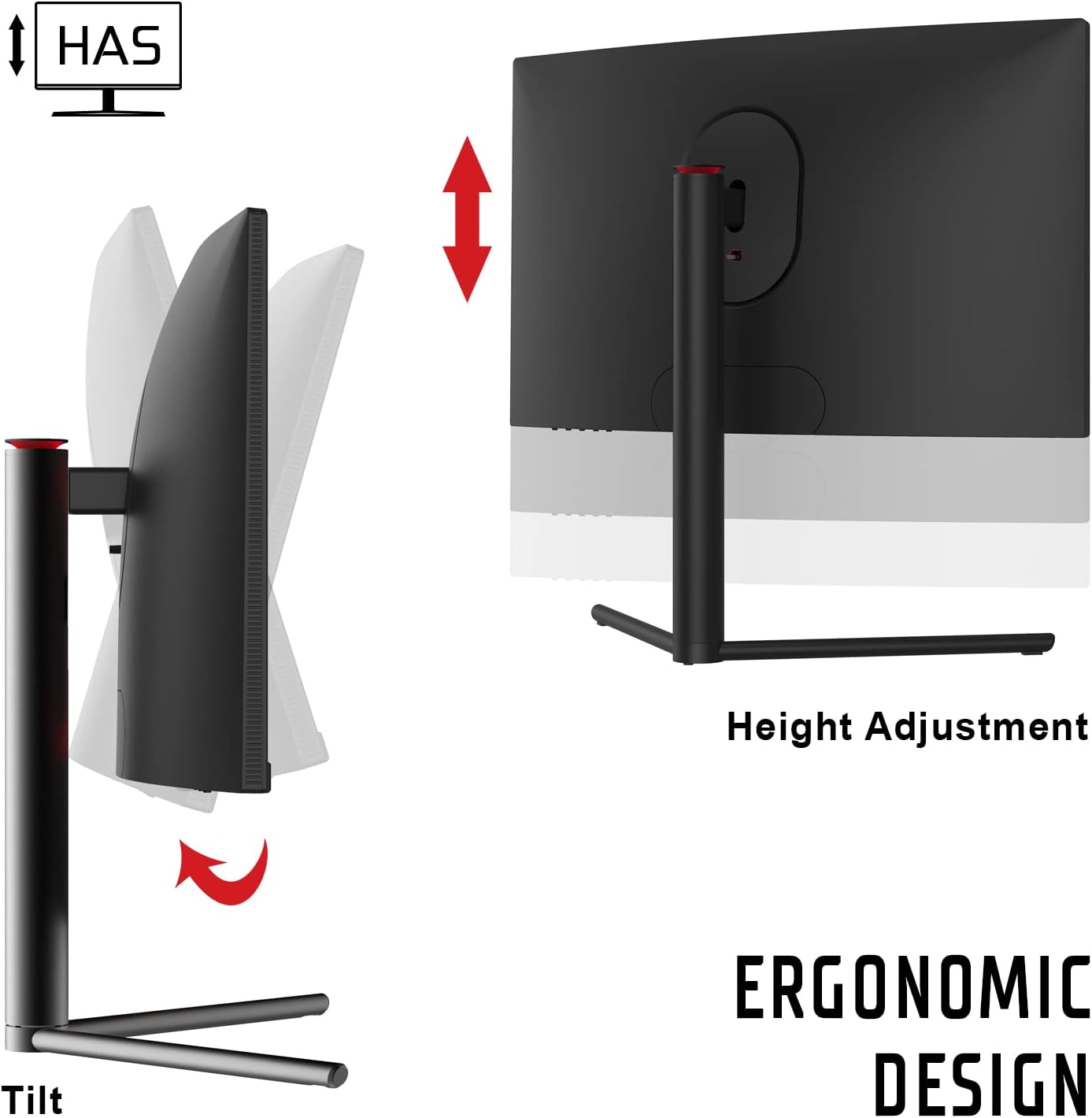 ITEK Monitor GGC - 23.6 Pollici, Curvo R1200, Risoluzione FHD 1920x1080, Pannello VA da 165Hz, Schermo 16:9, Risposta 1ms MPRT, Collegamenti 2xHDMI e DP, Audio, Adaptive Sync ITEK Monitor GGC - 23.6 Pollici, Curvo R1200, Risoluzione FHD 1920x1080, Pannello VA da 165Hz, Schermo 16:9, Risposta 1ms MPRT, Collegamenti 2xHDMI e DP, Audio, Adaptive Sync