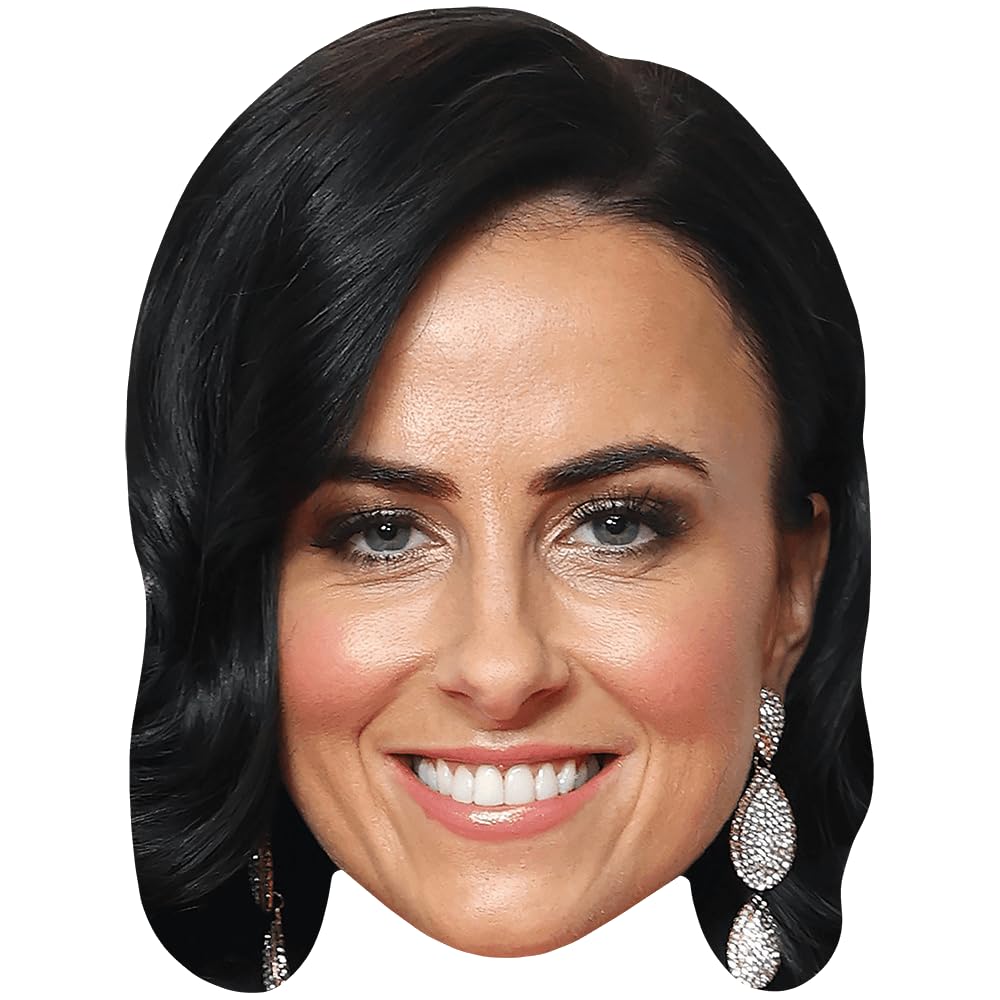 Lisa Mchugh (Smile) Celebrity Mask, Flat Card Face, Fancy Dress Mask