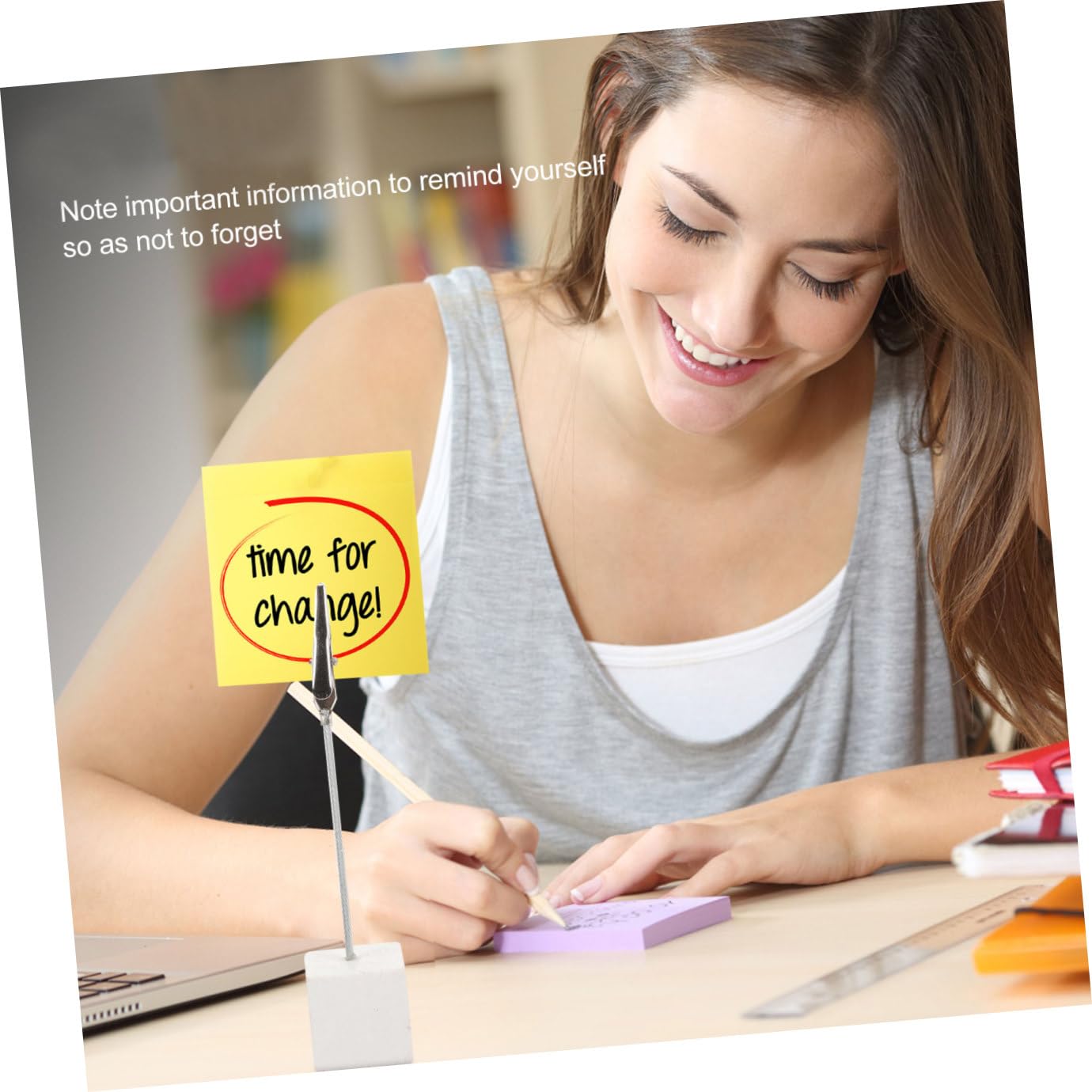 STOBOK 100 Pezzi Cartella Per Appunti Morsetto Per Appunti Supporto Per Clip Per Appunti Porta Segnaposto Portafoto Portafoto Con Numeri Portacubo Base A Cubo Porta Promemoria