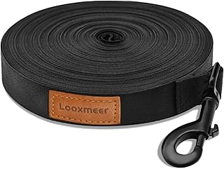 Schleppleine für Hunde, 3m 5m 7m 10m 15m 20m 25m 30m Schleppleine mit Robusterem Karabiner, Hundeleine für Große bis Kleine Hunde, Laufleine für Spaziergang, Übungsleine, Reißfeste Trainingsleine product image