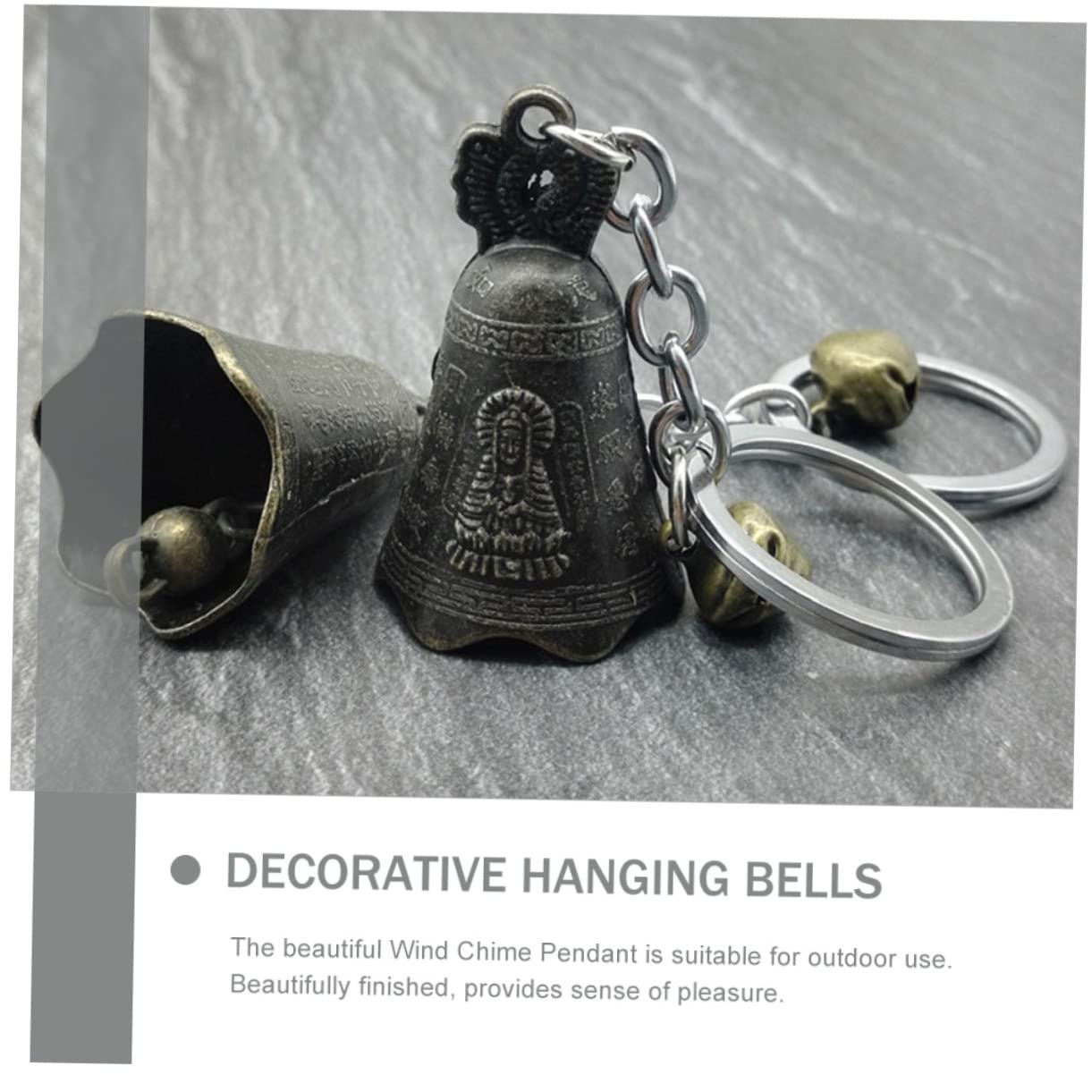 YARNOW 40pezzi Pendenti Decorativi Ferro Con Campane Per Giardino e Casa Ornamenti Sospesi Per Wind Chime Facili Da Appendere Ambienti Interni Ed Esterni
