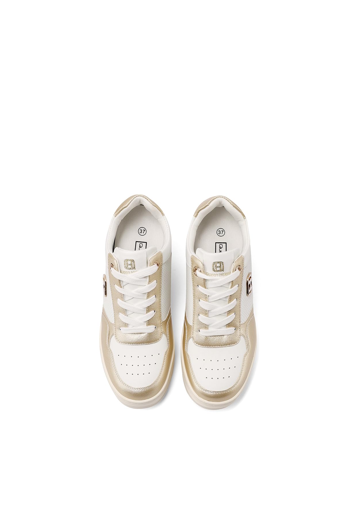 QUEEN HELENA Sneakers Alte con Zeppa Donna X34-42