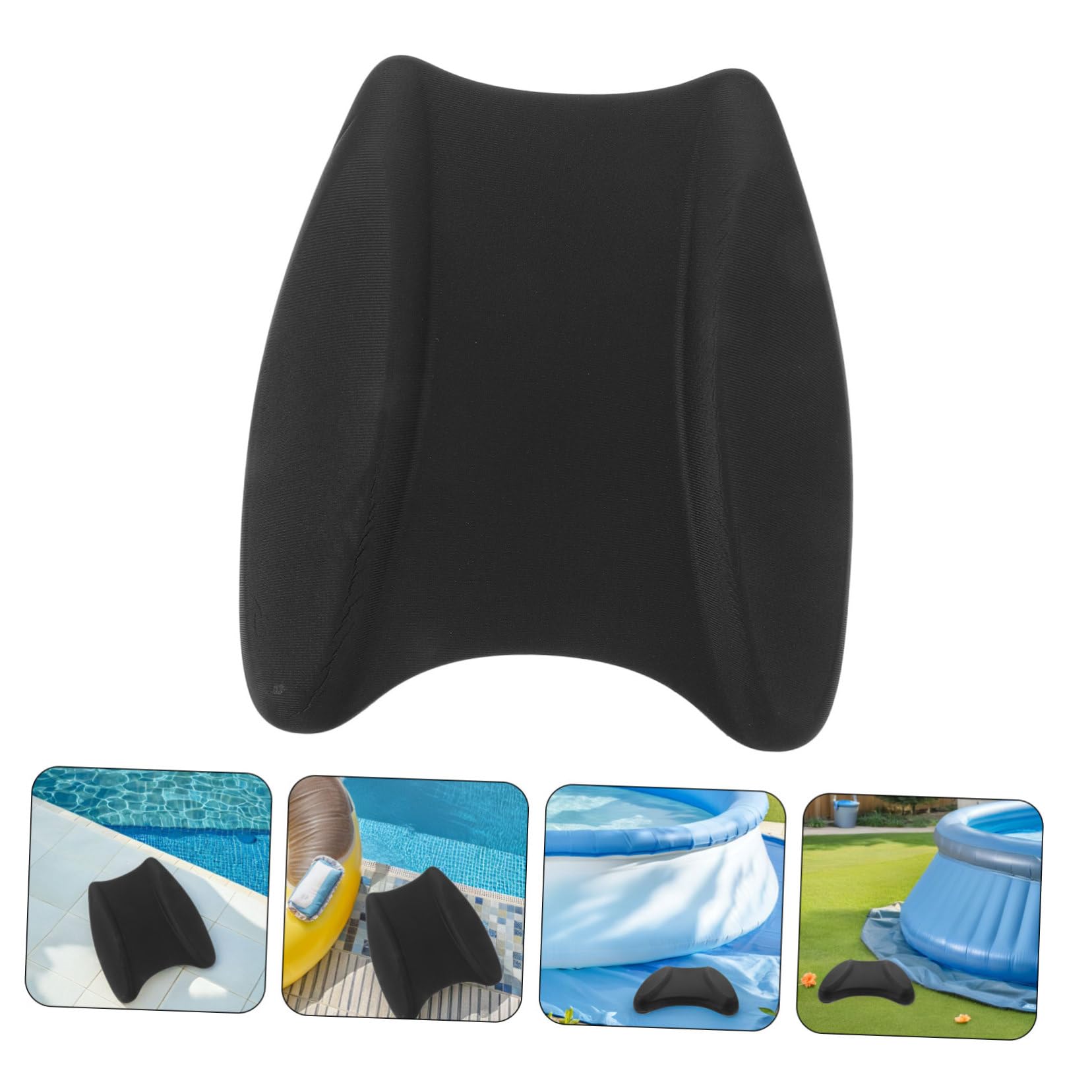 Tabla de Natación de Entrenamiento Eva Negro 2 Piezas para Adultos y Niños
