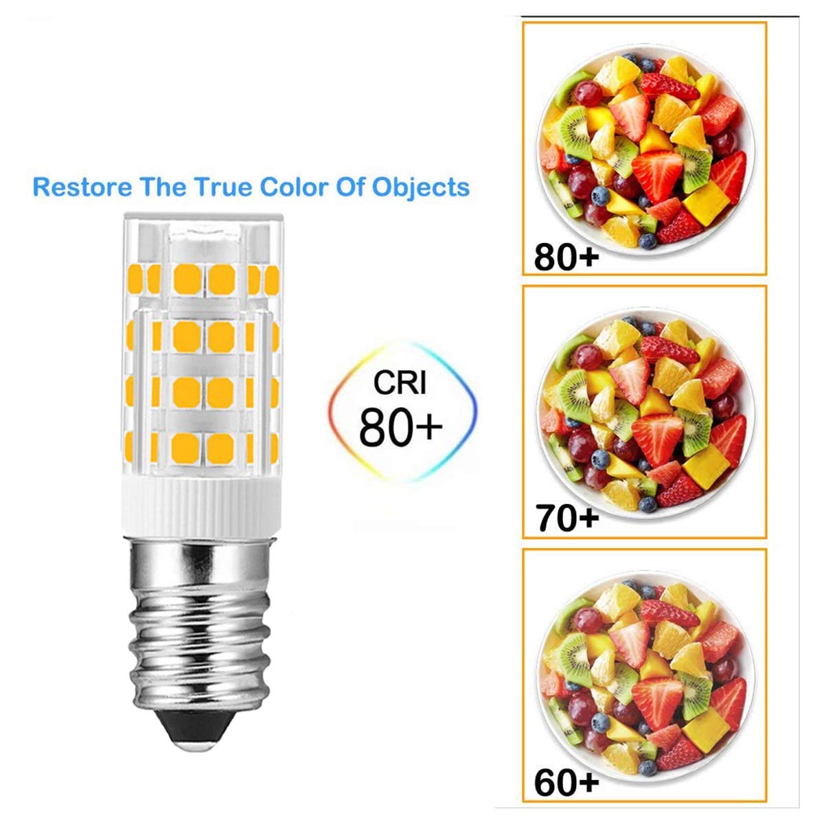 Bombilla LED E14 regulable 10 W equivalente a bombillas halógenas 100 W, cálido 3000 K, bombillas LED con casquillo E14, sin parpadeo, 1000 lm, paquete 3