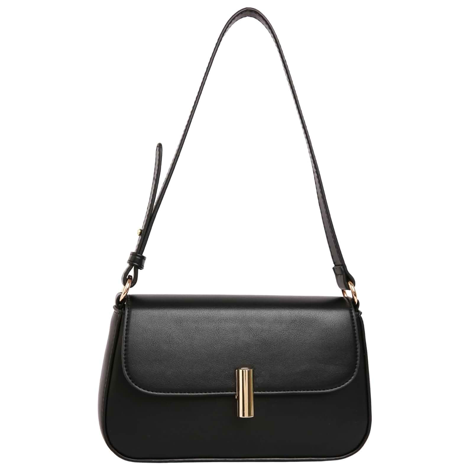 JANSBEN Small Shoulder Bag for Women, Vegan Leather Y2K Hobo Purse and Handbag for Daily Commute & Evening Dating