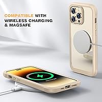 Vista 401 de Diaclara - Funda diseñada para iPhone 15 Plus de 6.7 pulgadas, transparente, cuerpo completo, con protector de pantalla, resistente de protección