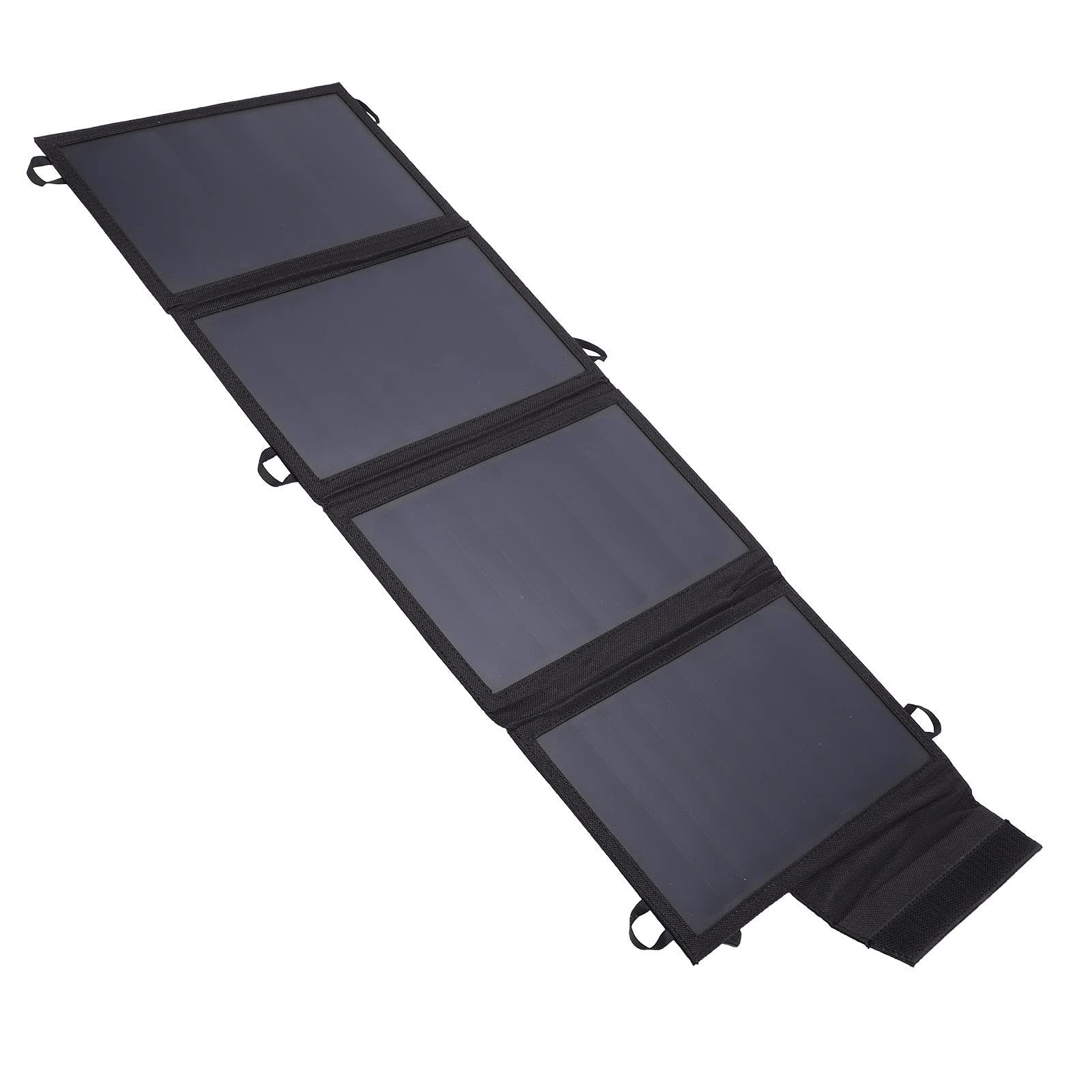 Chargeur Solaire Portable 22W avec Deux Ports USB pour Camping en Plein Air Randonnée Voyage Banque D'alimentation Ultime