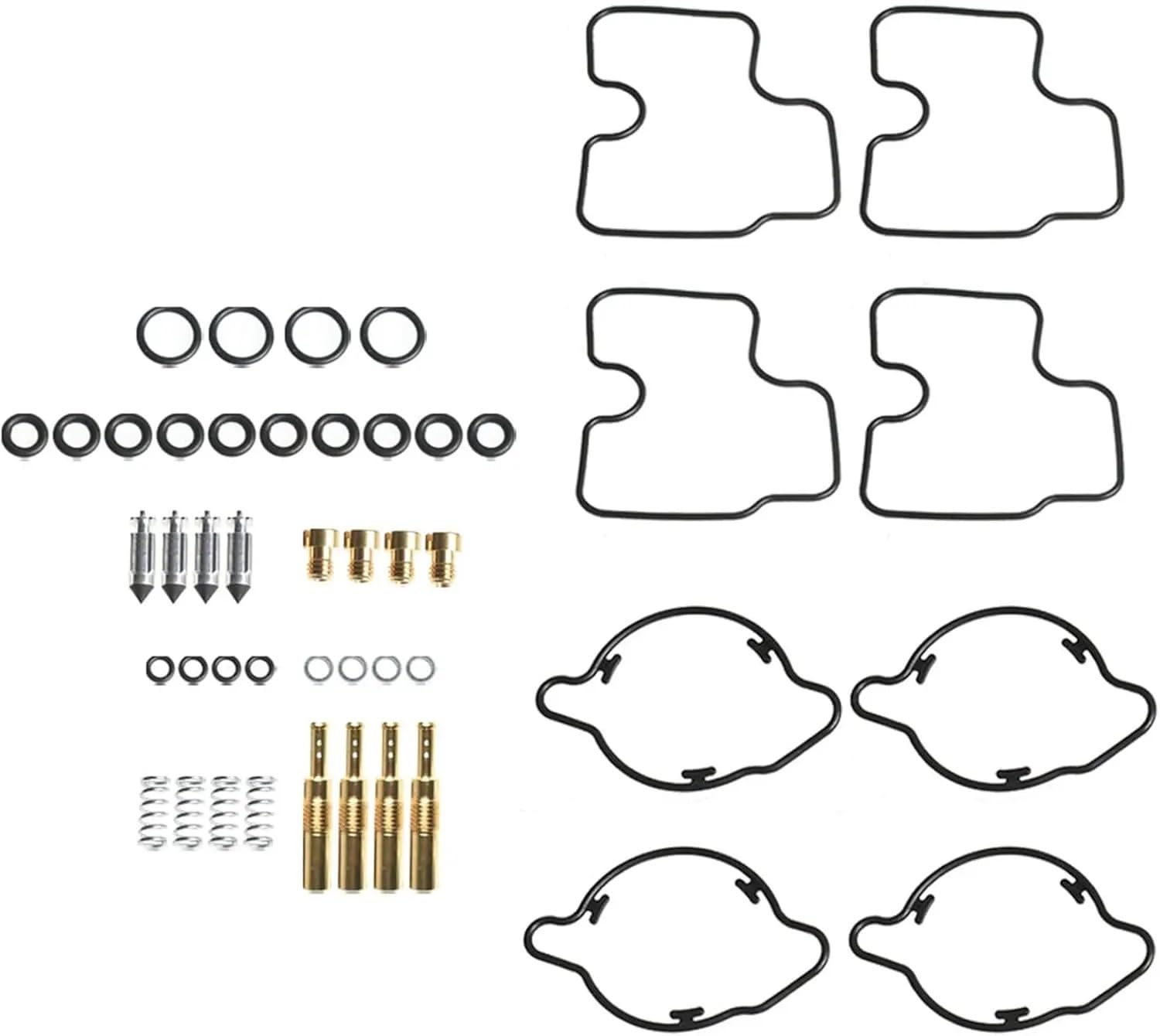 Kit revisione completo motore Adatto per Honde CBR900RR CBR 900 RR SC33 BJ 1996-1999 4 pezzi Kit di riparazione carburatore Carb Set di ricambio Kit Guarnizioni per motore