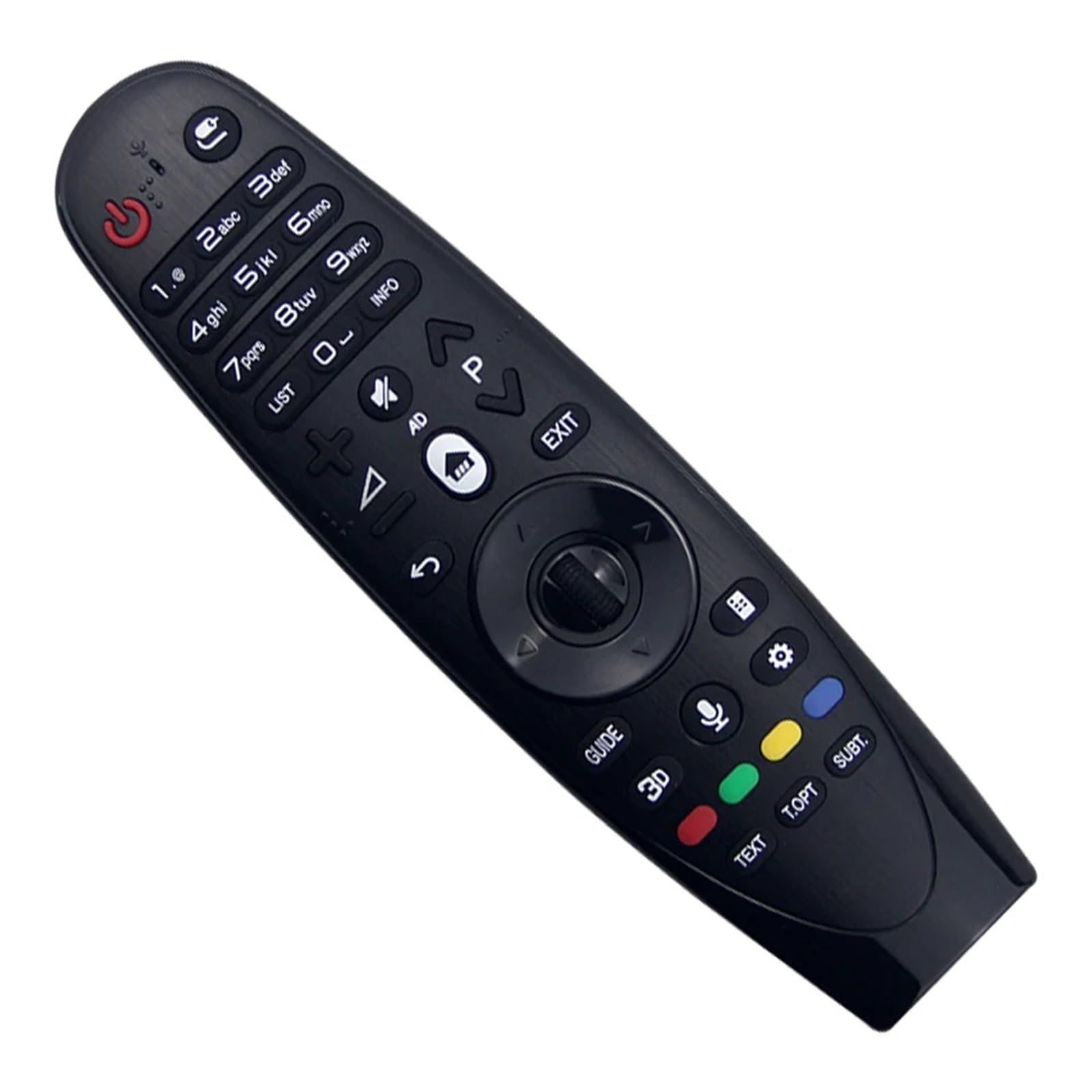 Mando a Distancia para TV, Control Remoto por Voz ANMR600 Universal UF9500 EG9200CA Controlador de función TV Negro