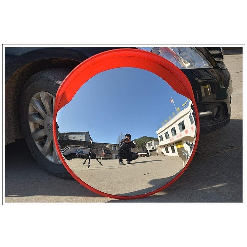 Espejo de estacionamiento cóncavo 45-120 CM, Espejo de tráfico Giratorio Convexo Convexo Espejo de Bloque de Carretera de montaña cercana (Tamaño: 80 CM)