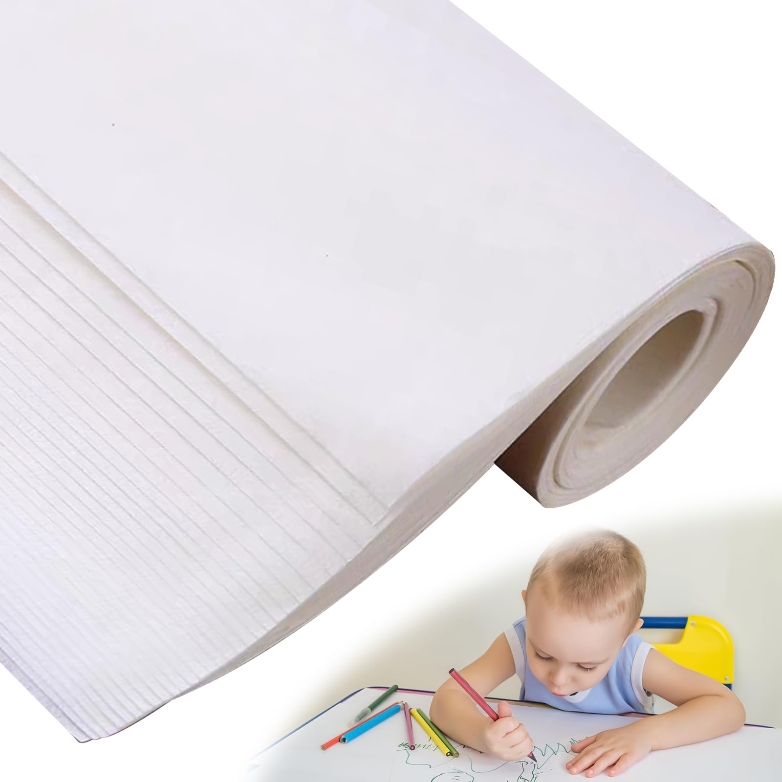 Rotolo Di Carta Di Riso Cinese Garneck – Vuoto, Con Cornice Dorata, 81x34 Cm, Per Calligrafia E Pittura