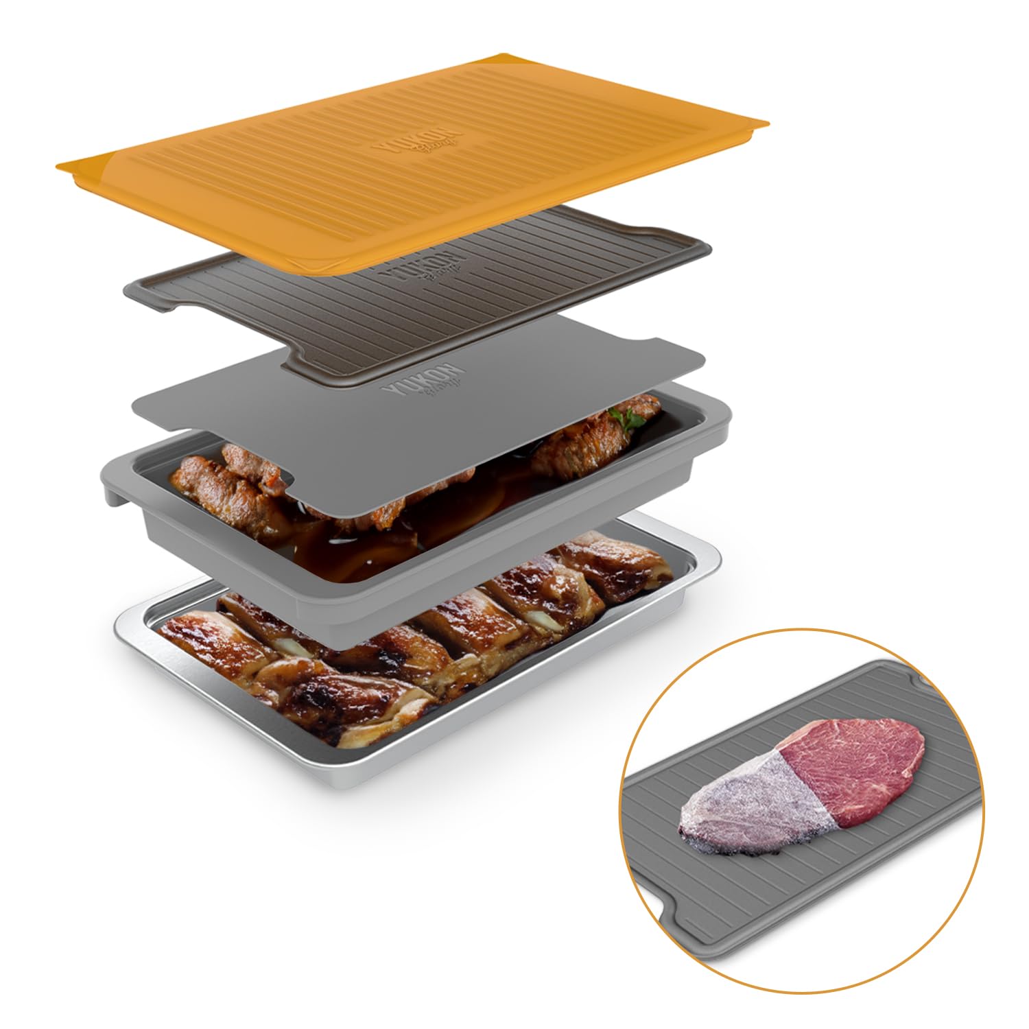 Yukon Glory BBQ Prep & Serve Set - 5 Piece -3 Yukon Glory BBQ Prep & Serve Set - 5 Piece -3