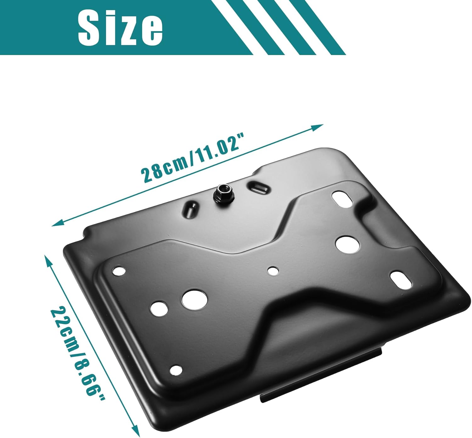 X AUTOHAUX 15891945 Battery Tray Replacement Left Driver Side for Chevrolet Silverado for GMC Sierra for Cadillac 1999-2006 Truck SUV
