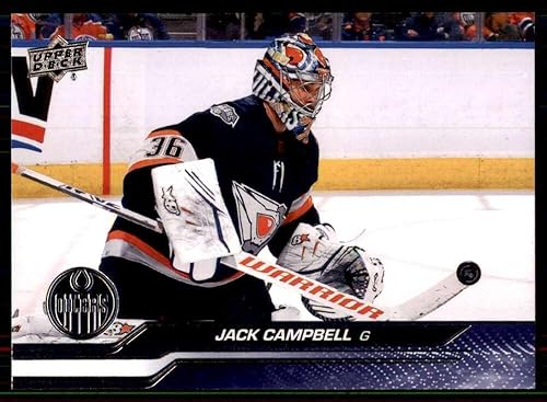 2023-24 Upper Deck #72 Jack Campbell Edmonton Oilers NHL Hockey Trading Card