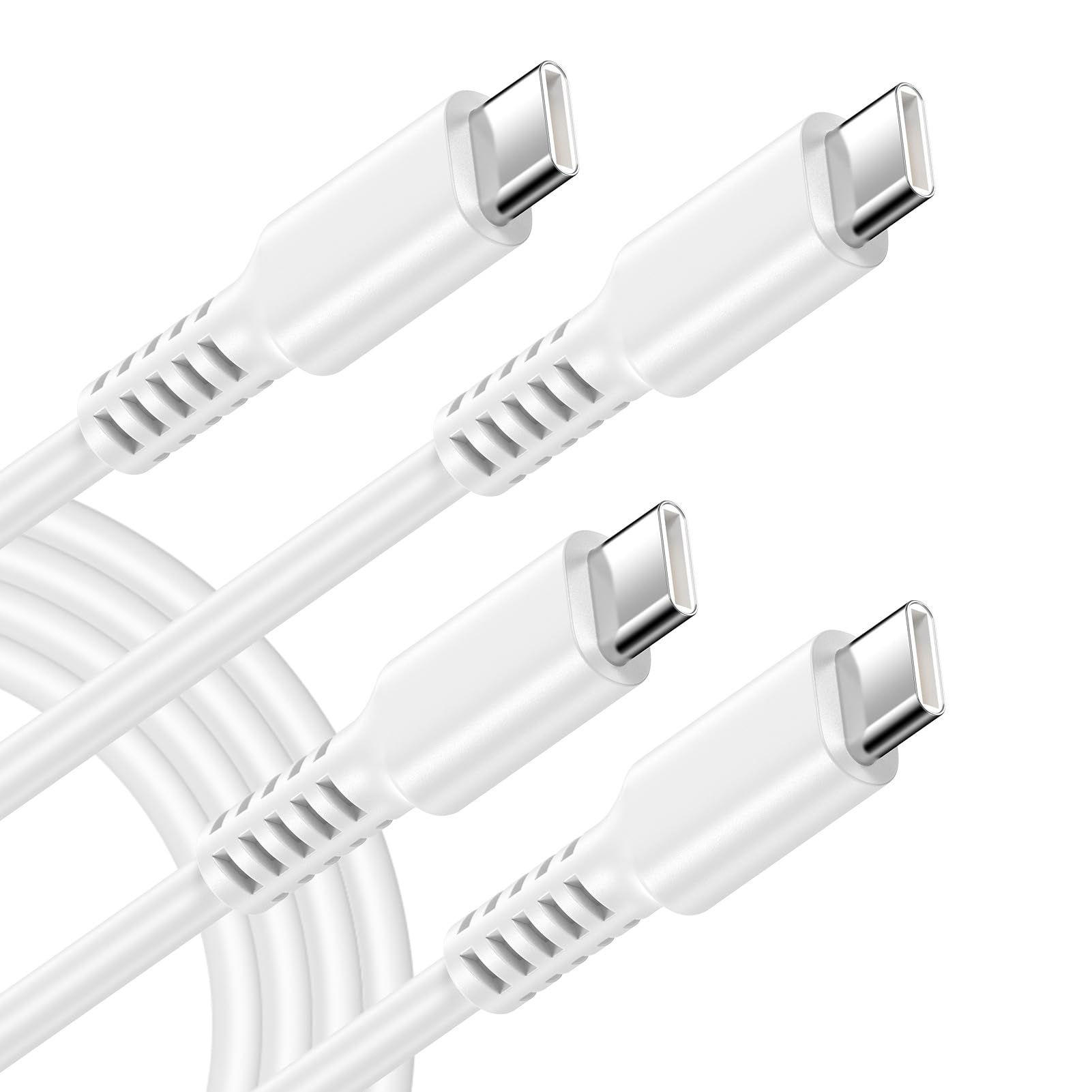 USB C to Type C Phone Charger Cable Android Charger Fast Charging Power Cord 2Pack 6FT Auto Car Charge Long Wire for Samsung Galaxy A16 5G A14 S24 S23 A54 A15 A13 S22 S21 FE A53 A32 A12 A52 S20