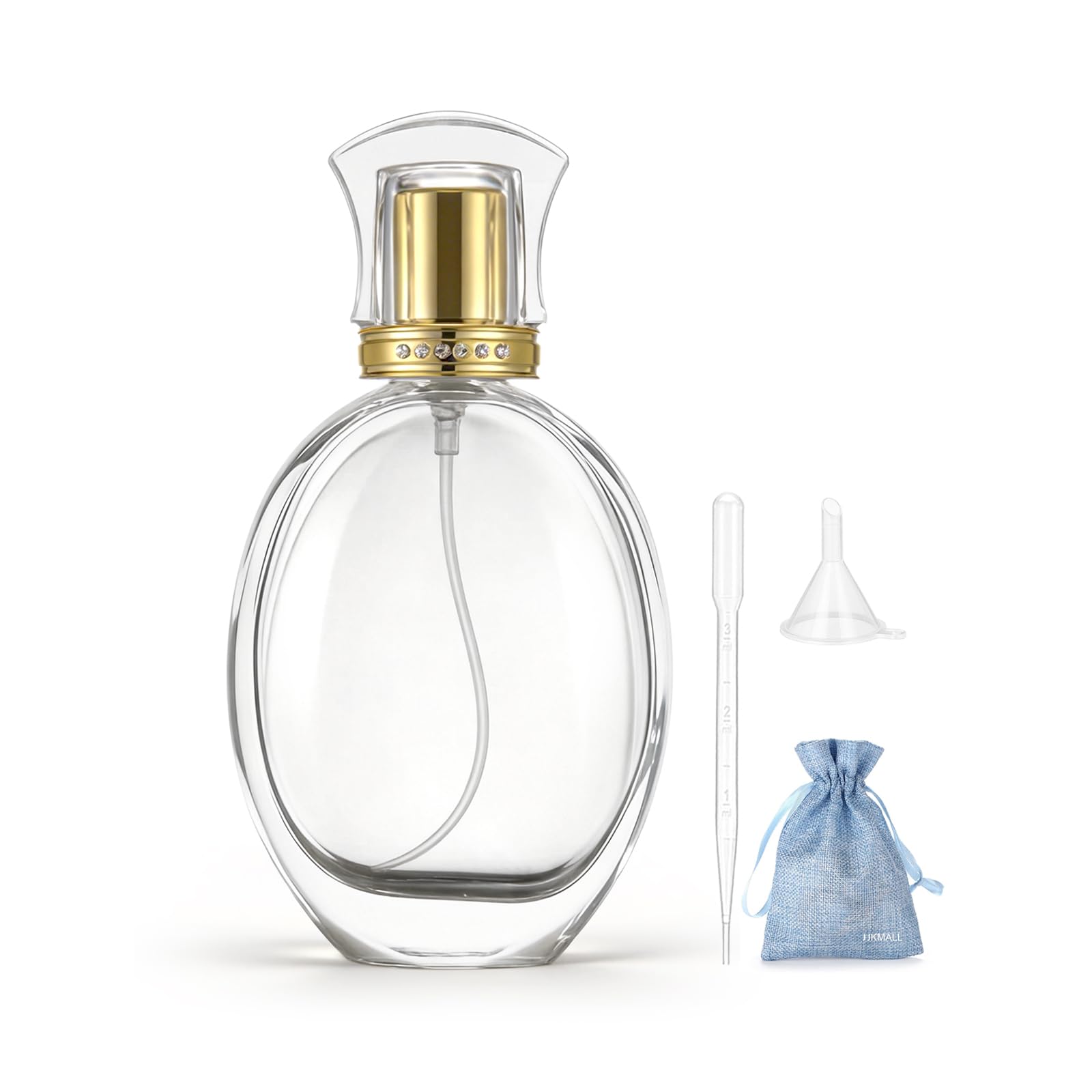 50ml 1.7 oz Vintage Oval Shape Spray Bottle Refillable Crystal Glass Atomizer Empty Fine Mist Spray Perfume Bottles-image-28