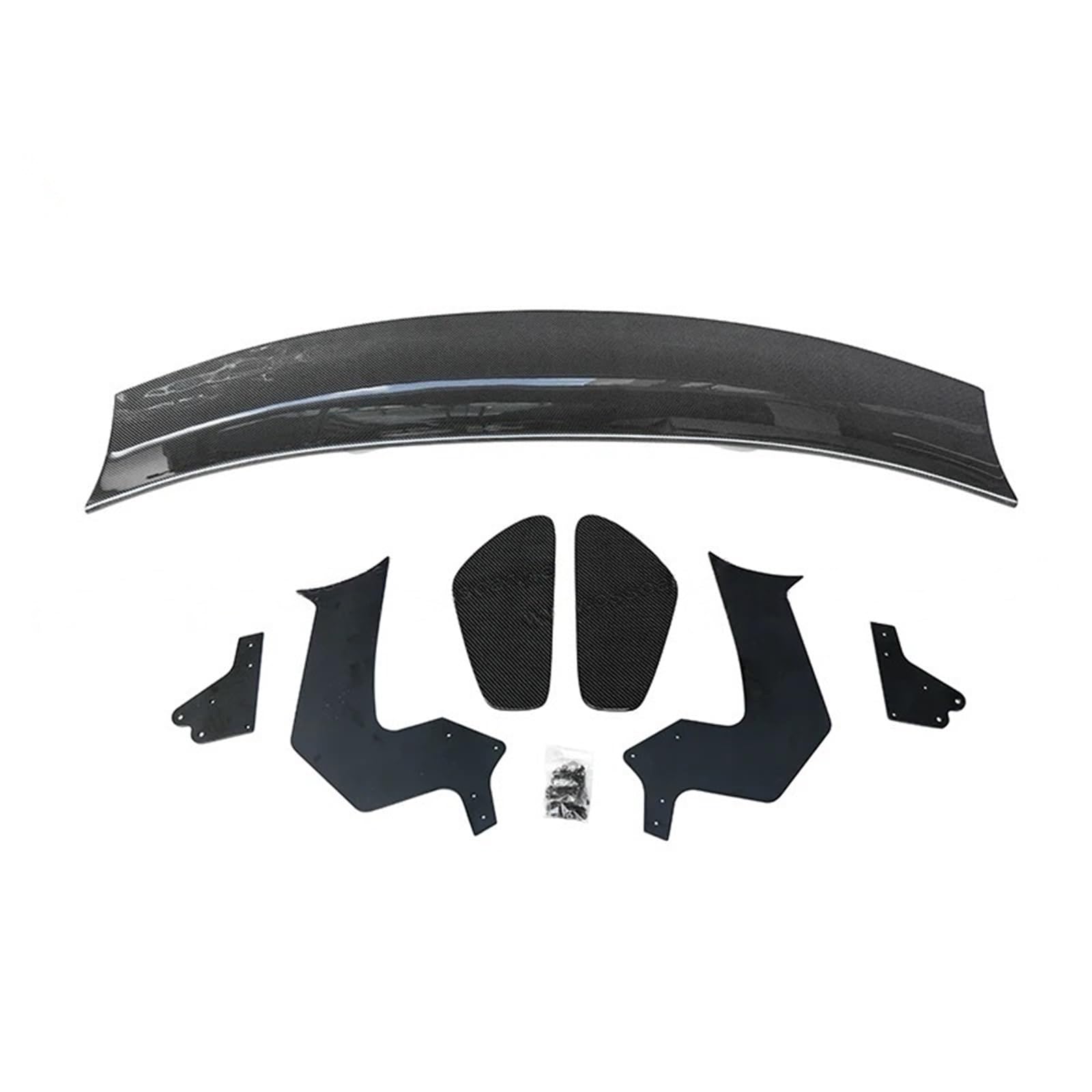 Tylny Spoiler z suchego włókna węglowego kompatybilny z Mclaren 650S 2012 2013 2014 LB styl tylna owiewka Spoiler bagażnika akcesoria samochodowe