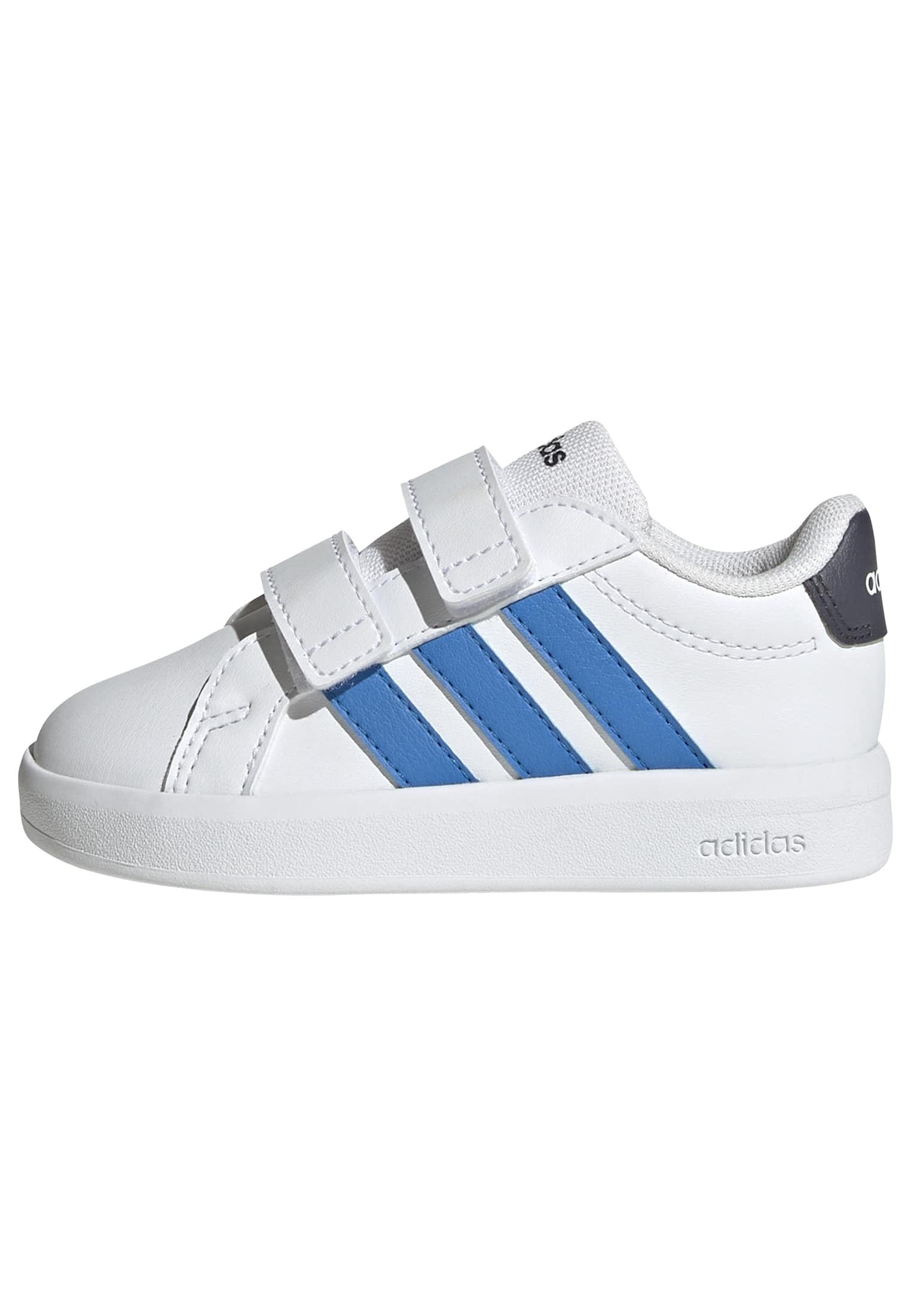 adidas Mixte bébé Grand Court 3.0 Shoes Infants, FTWR White/​Lucid Ray Blue/​Aurora Onix, 27 EU