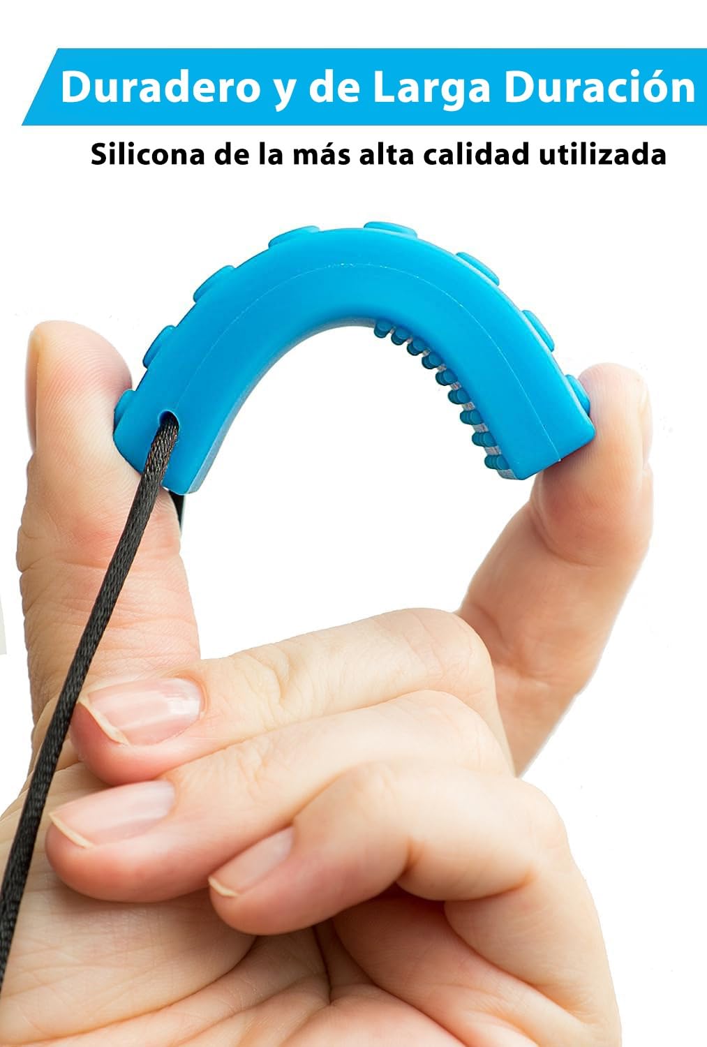 Tilcare Chew Chew Colgante - Lo mejor para niños o adultos a los que les gusta morder o tienen autismo - Colgante de silicona para masticar - Colgante masticable para niños y niñas