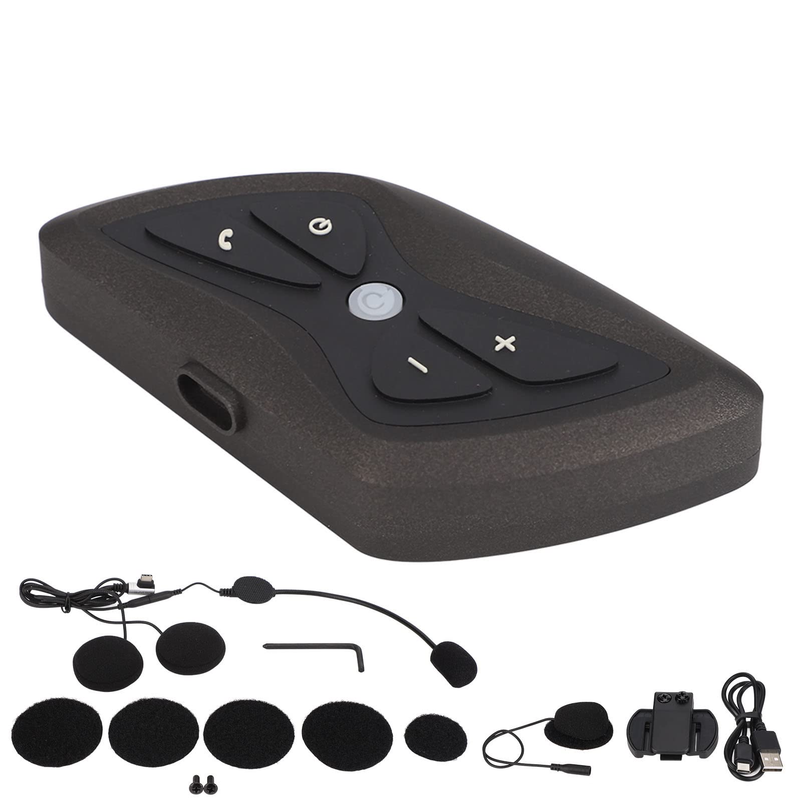 Casque Bluetooth Moto, IP65 Étanche 30 Heures