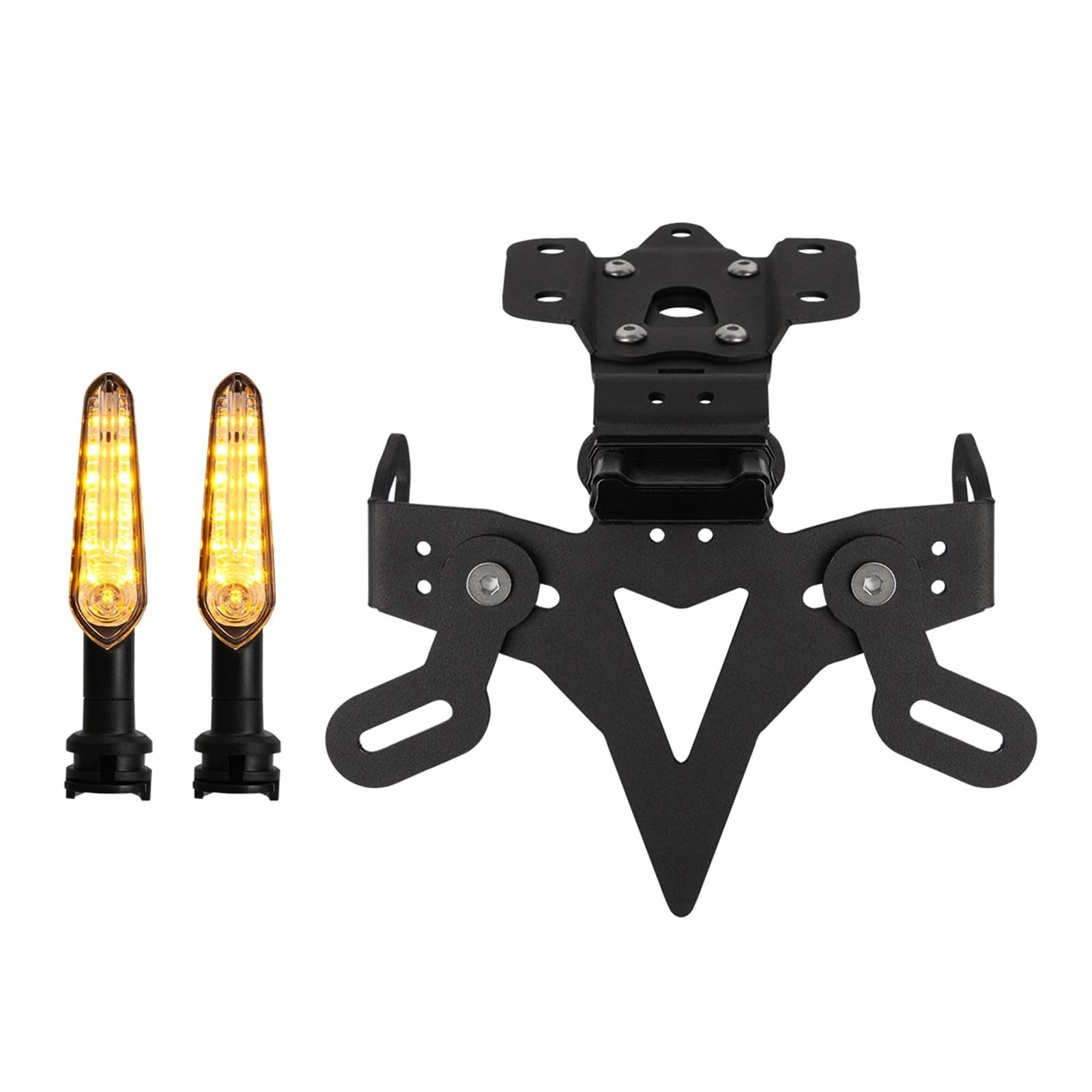 Portatarga posteriore per parafango Compatibile con Yamaha MT-07 | Tail Tidy Frame Compatibile con Yamaha FZ-07 2013+(D)