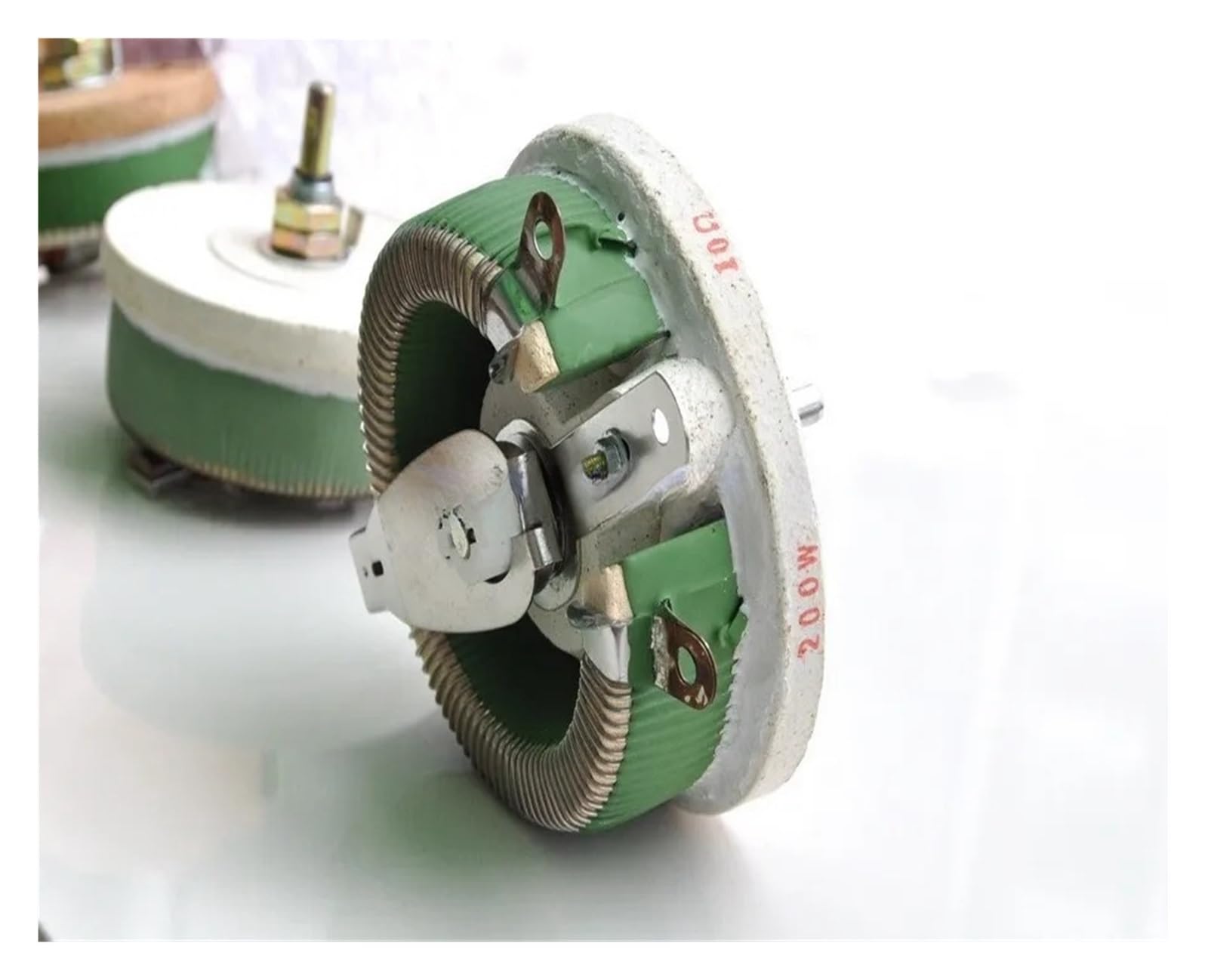 MUHM Potenziometro a Filo Avvolto ad Alta Potenza da 200 W 10 Ohm, reostato, Resistenza variabile, 200 Watt.