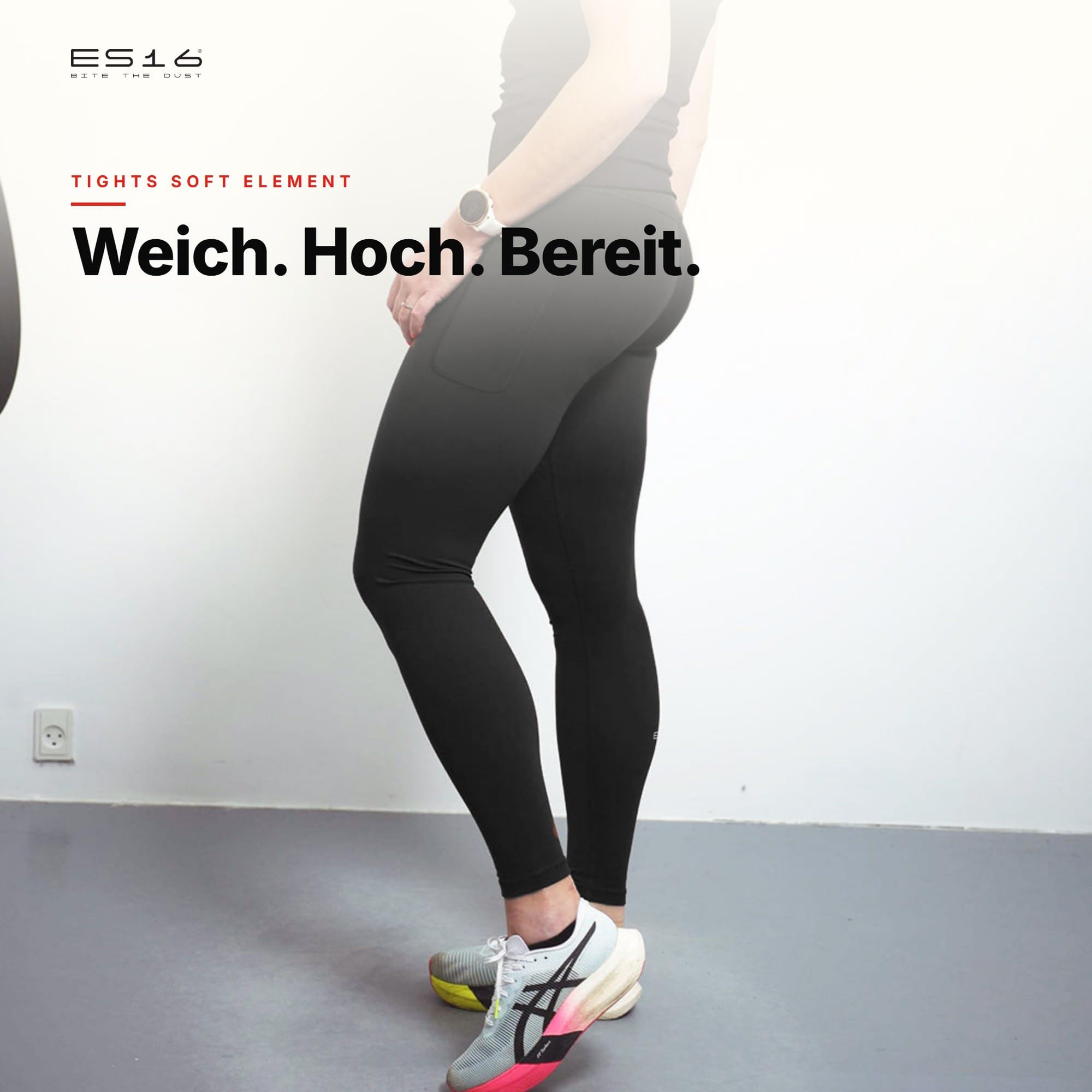 Tights Soft Element Mujer | Leggings Deportivos Suaves y Funcionales para Fitness, Yoga y Running – Mallas Elásticas Transpirables