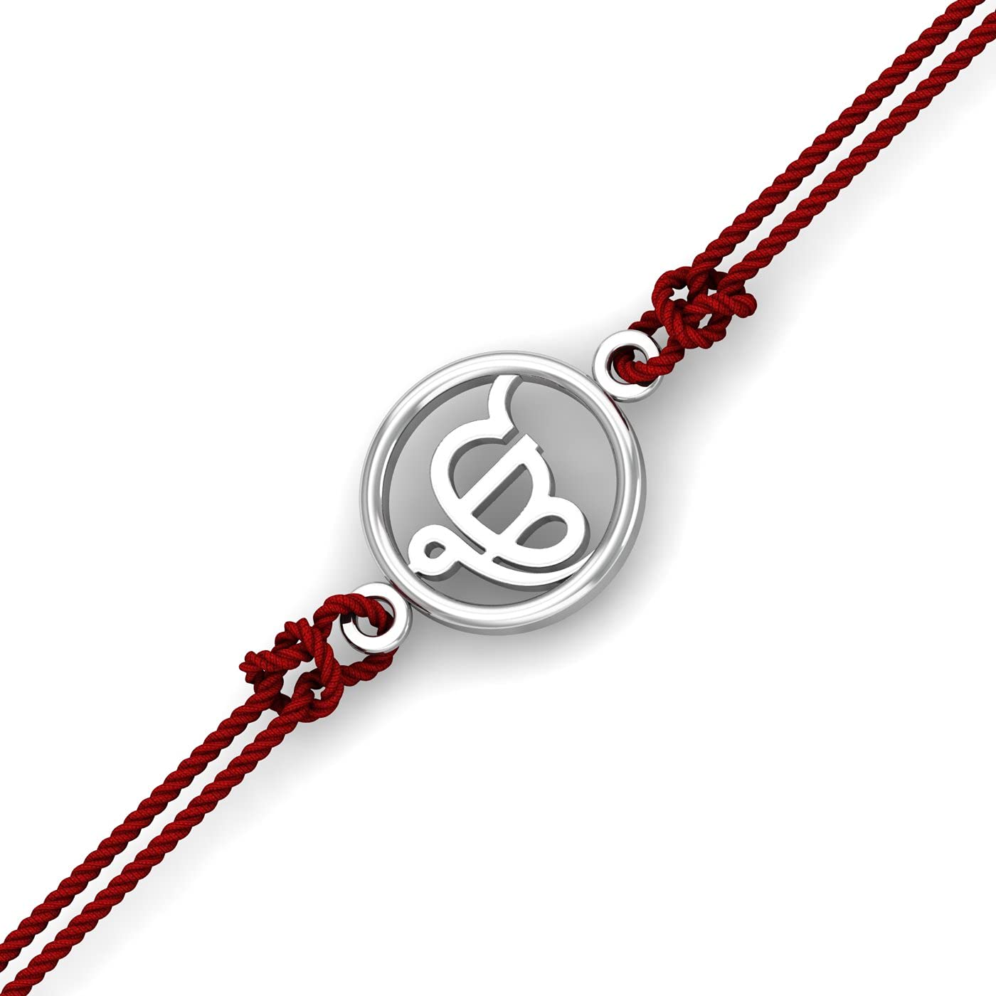 Ik Onkar 925 Sterling Silver Rakhi Bracelet for Raksha Bandhan For Brother-image-29