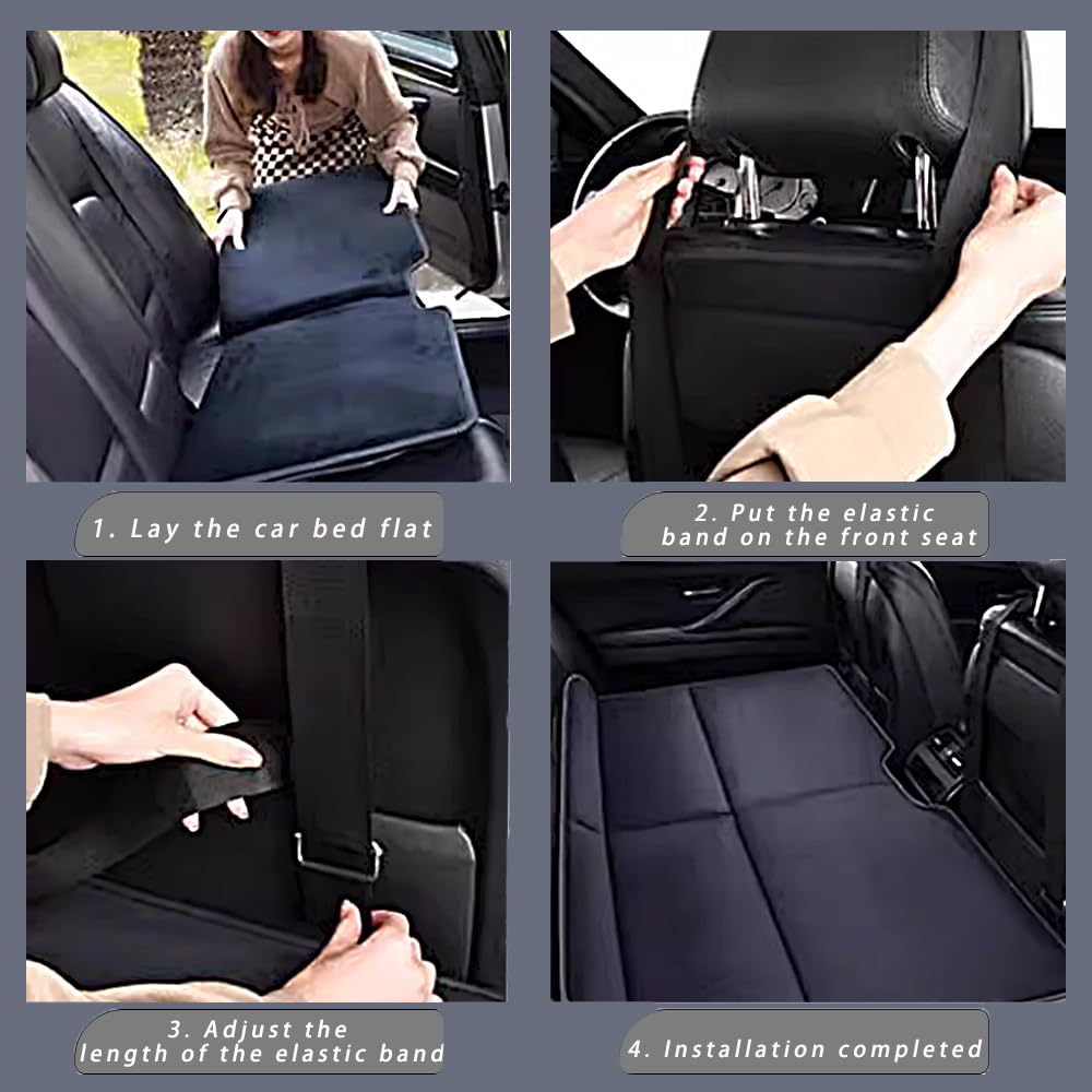 Amazon.com: ZLXDUE Car Folding Bed for Chevy GMC Sierra Denali/GMC  Canyon/Silverado1500/Corvette,Car Travel Camping Back Seat Extender  Non-Inflatable Car Mattress for Long Trips,1 Basic Model- B Brown :  Everything Else