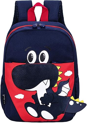yisibo Mochila de dinosaurio para niños y niñas ligera impermeable preescolar viajes para niños y niñas para niños de 2 a 7 años