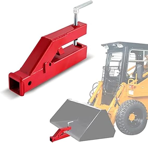 Forklift Hitch Attachment,2" Clamp On Forklift Trailer