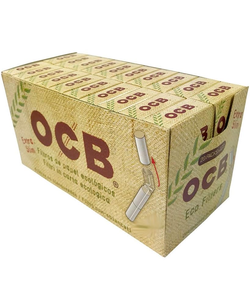 OCB Eextra Slim Filter, vorgestanzt, 5,7 mm, 20 Beutel