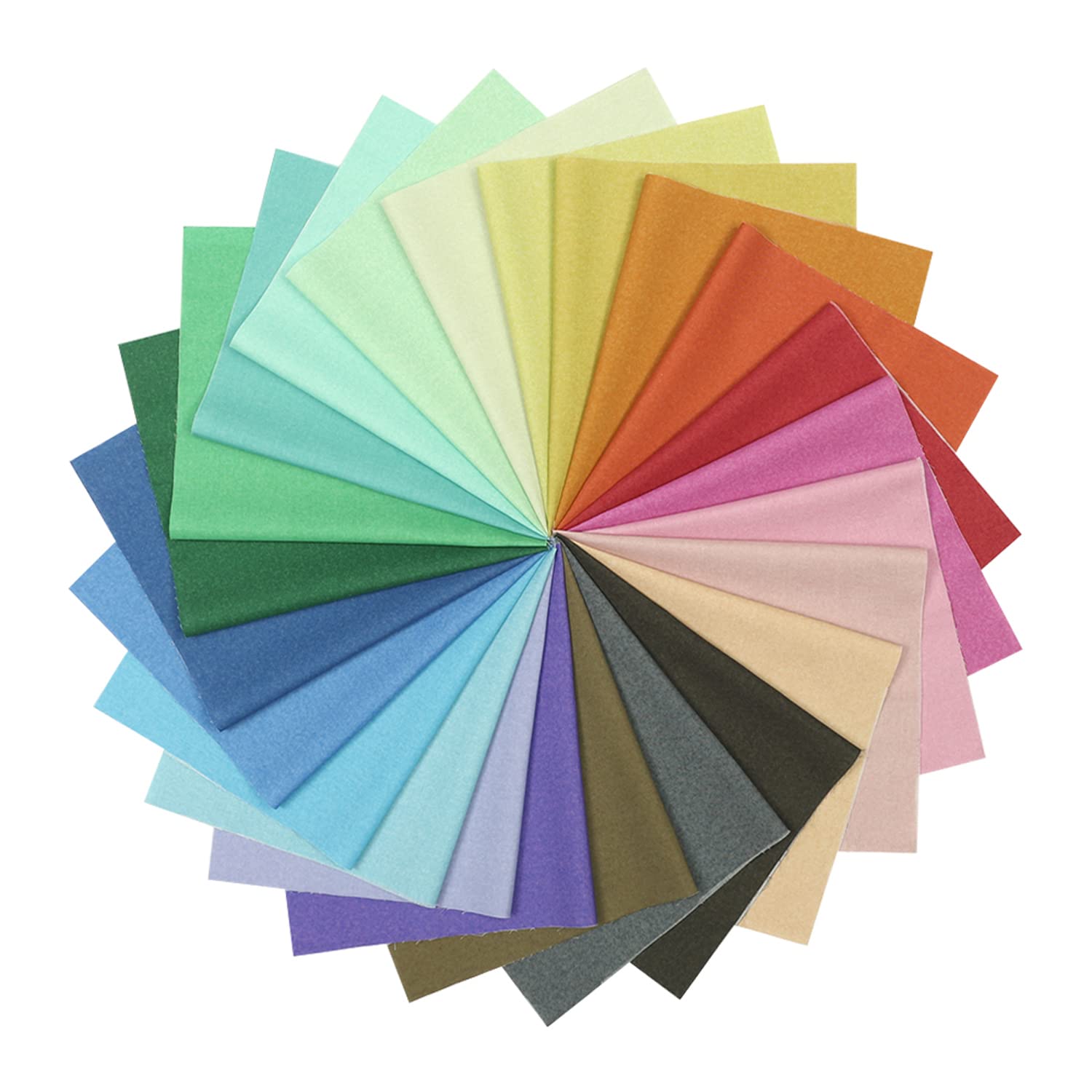 24 PCS 17.5 x 10.5 inches (44 x 25 CM) 100% Cotton Craft Fabric Bundle for Patchwork 24 Different Pattern Pre-Cut Quilting Fabric Fat Eighths Square for DIY Craft Sewing (Plaid Pattern)