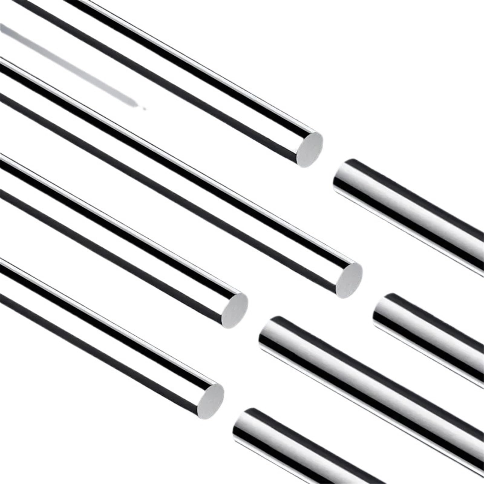 Rundstab aus Edelstahl 304 – 1–10,5 mm Durchmesser, 200–500 mm Länge, for -Drucker und Fertigungsprojekte(9.5mm 500mm)
