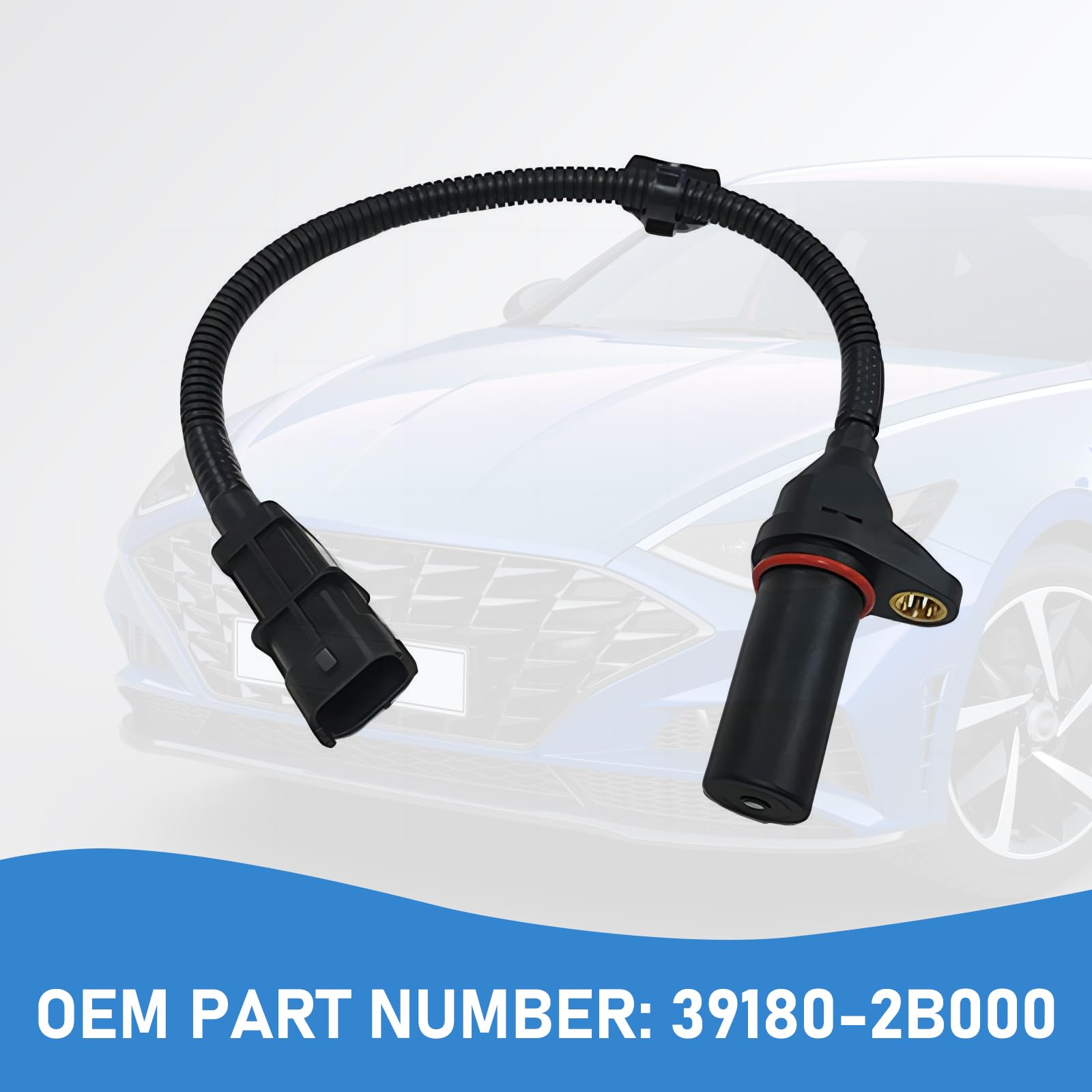 QODOLSI Crankshaft Position Sensor - Replacement 39180-2B000 Compatible With Modern Models