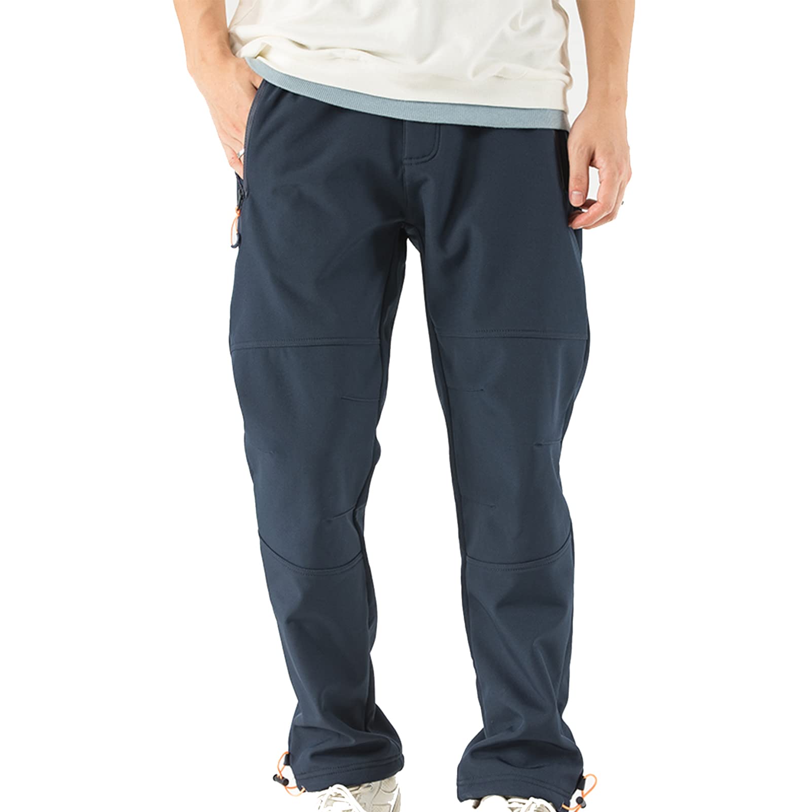 TONY BACKER Pantaloni Uomo Invernali Sci Trekking Impermeabile Antivento Escursione shoftshell Outdoor