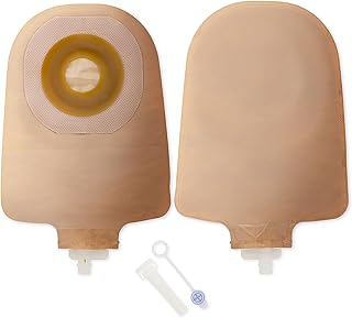 HOLLISTER Urostomy Pouch One-Piece System Cut To Fit 9" Length Drainable Trim To Fit (#8460, Sold Per Box)