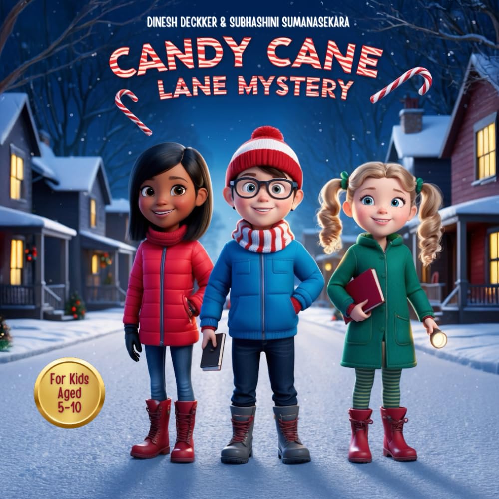 Candy Cane Lane Mystery: Christmas Stories for Kids Aged 5-10