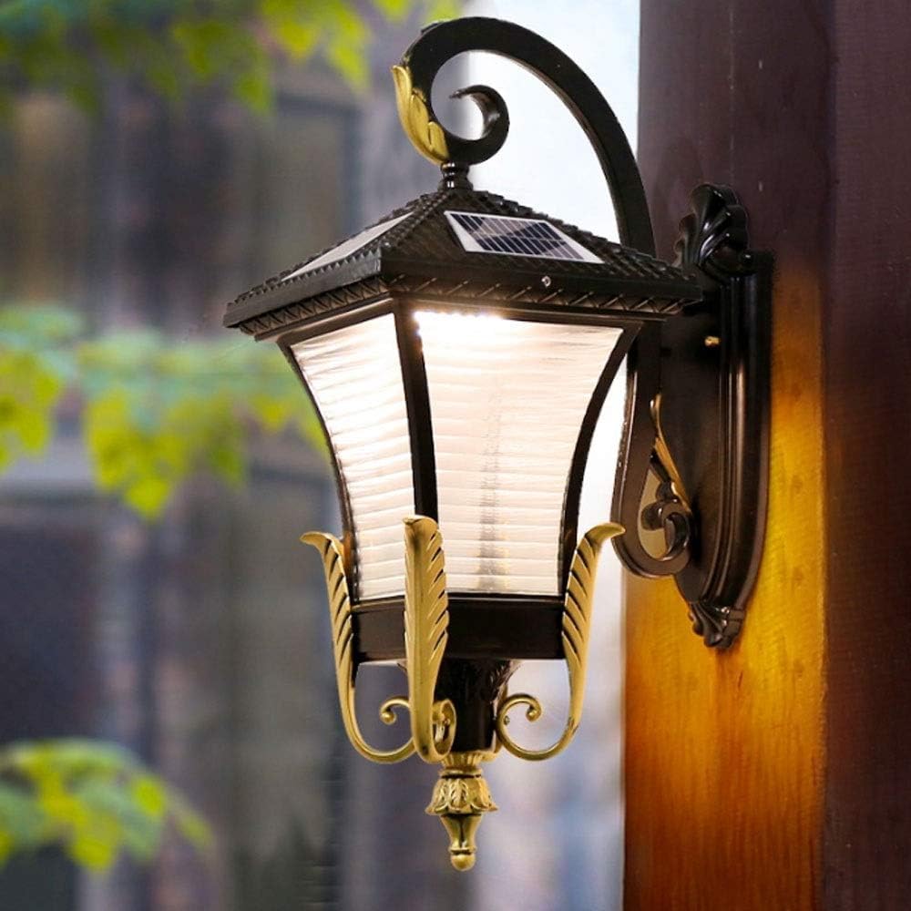 Wodoodporny Zewnętrzny Kinkiet ścienny Led W Paski Trzykolorowy ściemniany Zewnętrzny Kinkiet ścienny Zewnętrzne Lampy Solarne 50Cm