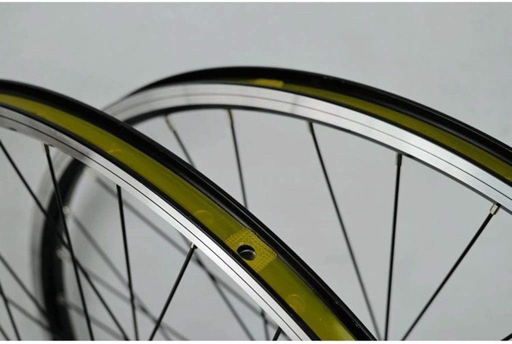 MTB Wheelset 26 Inch Handmade Standard Bicycle Rim 32 Spoke Mountain Bike Front & Rear Wheel Disc/Rim Brake 7-11speed Cassette QR Sealed Bearing Hubs (Color : Gold hub, Size : 26inch)