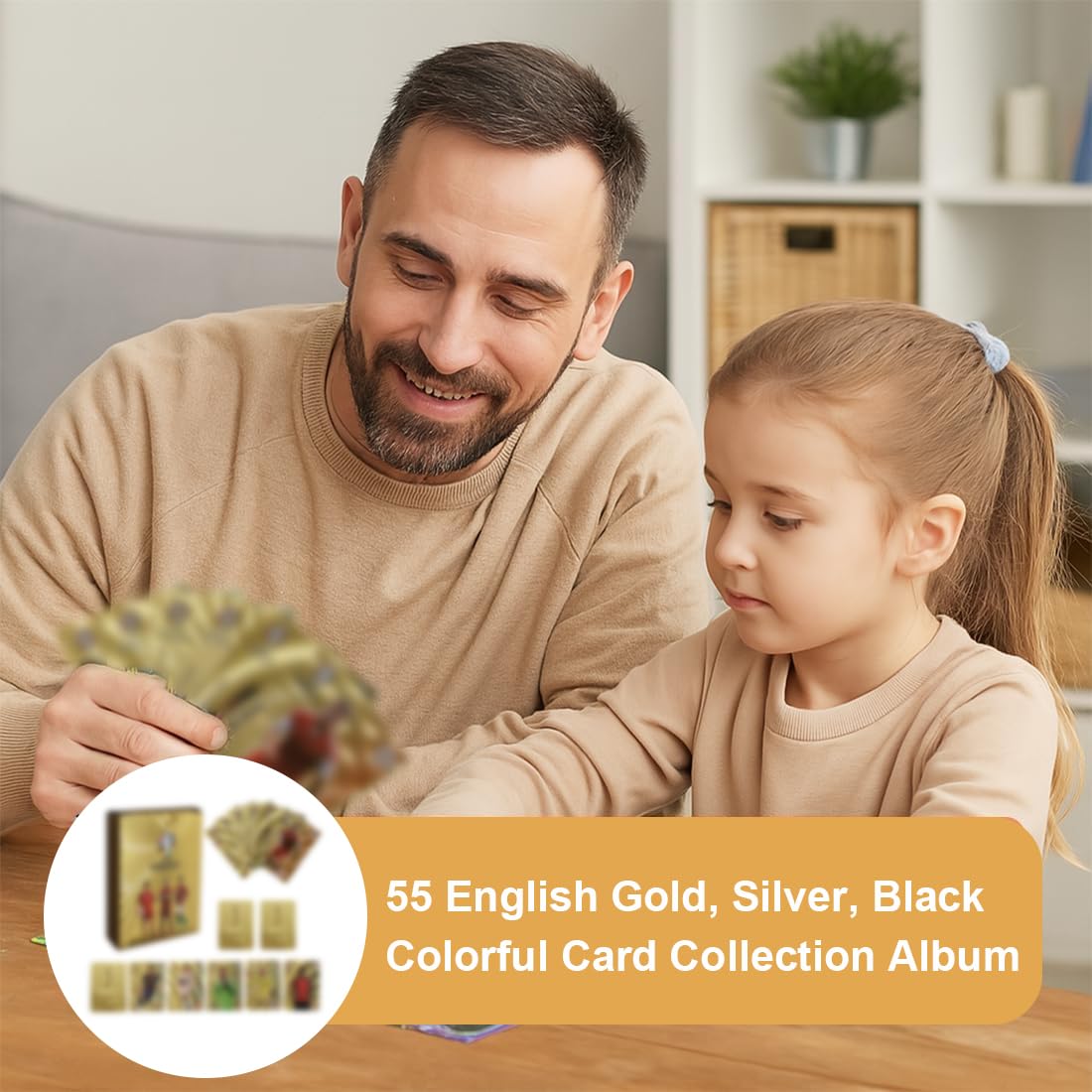 55 Pièces Cartes Star de la Coupe du Monde, Cartes de Football, Cartes à Collectionner pour Enfants, pour Les Fans, Les Enfants, Les Adolescents et Les Adultes (Or)