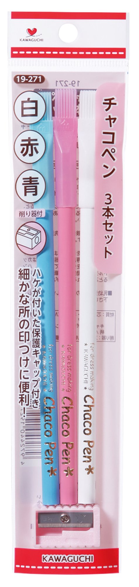 Amazon | KAWAGUCHI(カワグチ) ソーイング手芸用品 チャコペン3本 