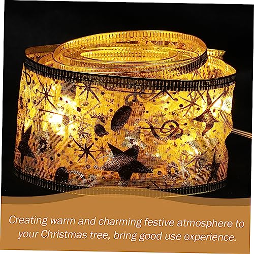 BETOOKY 1Pc Luzes De Natal Luzes De Corda Ao Ar Livre Luzes Brancas De Corda Ao Ar Livre Fita De Fér