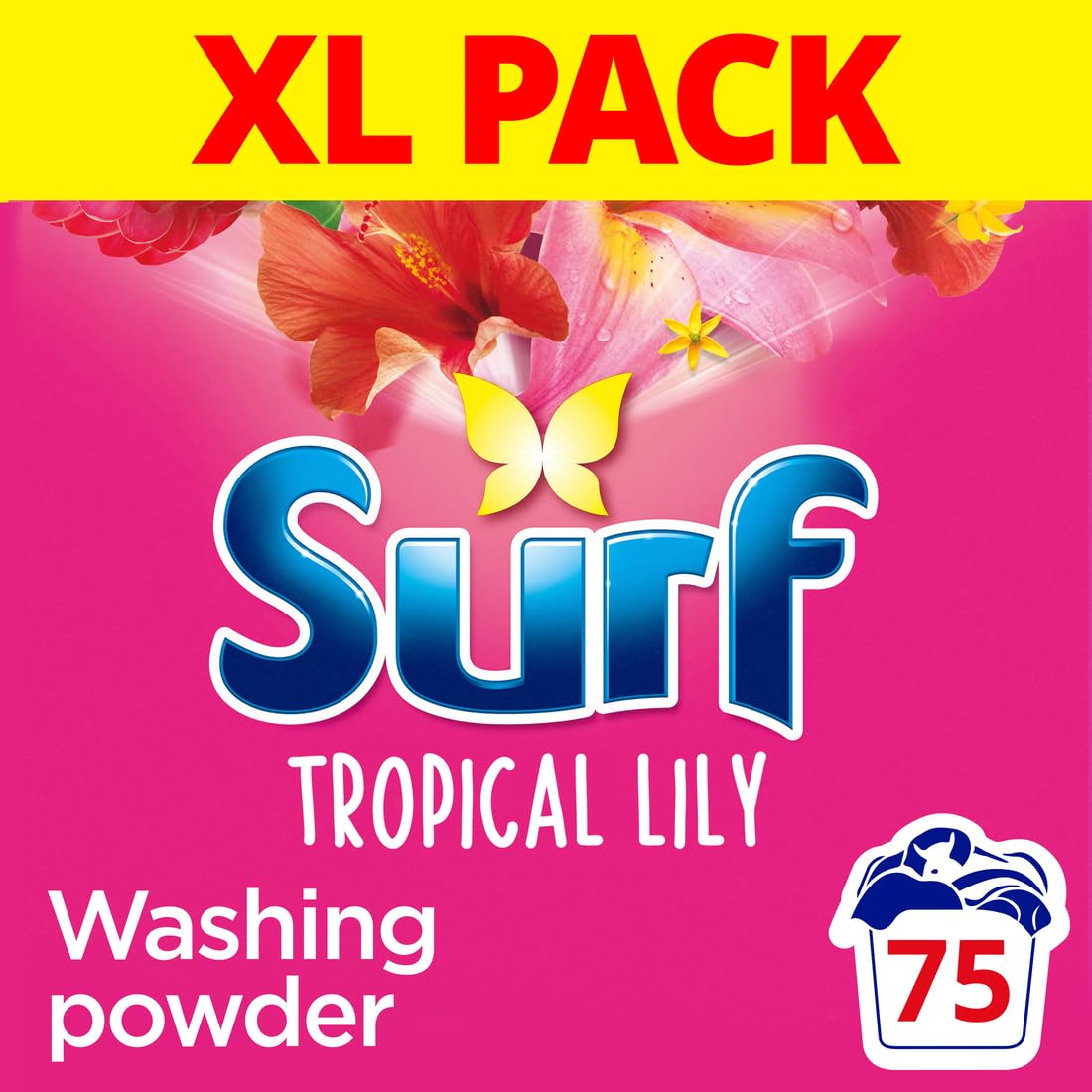 Surf Tropical Lily Detergent Washing Powder 75 Washes (3.75kg)