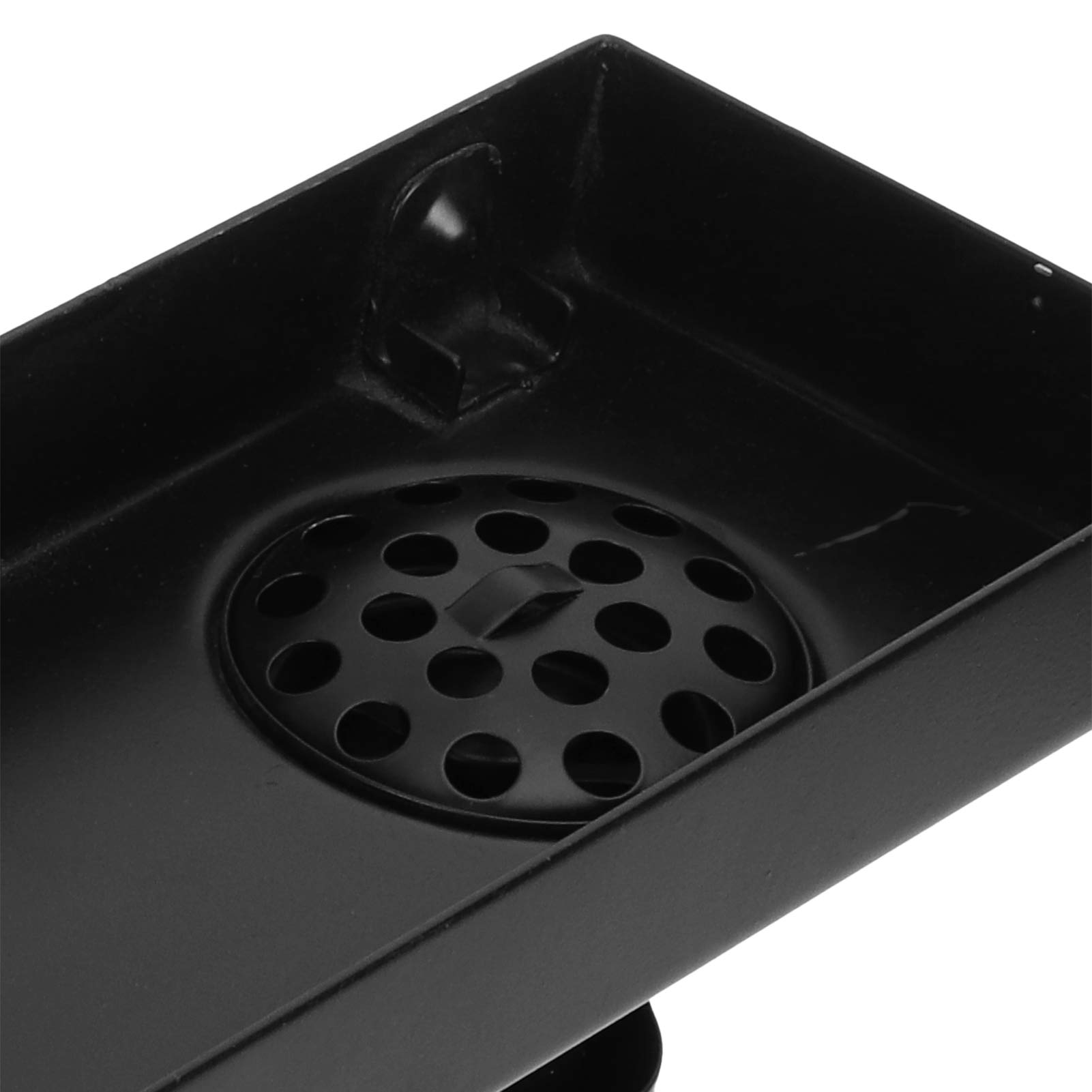 Siphon de Sol Linéaire Noir Mat de 30 Cm pour Un Drainage Rapide de l'eau dans Les Salles de Bains, la Cuisine et Plus Encore