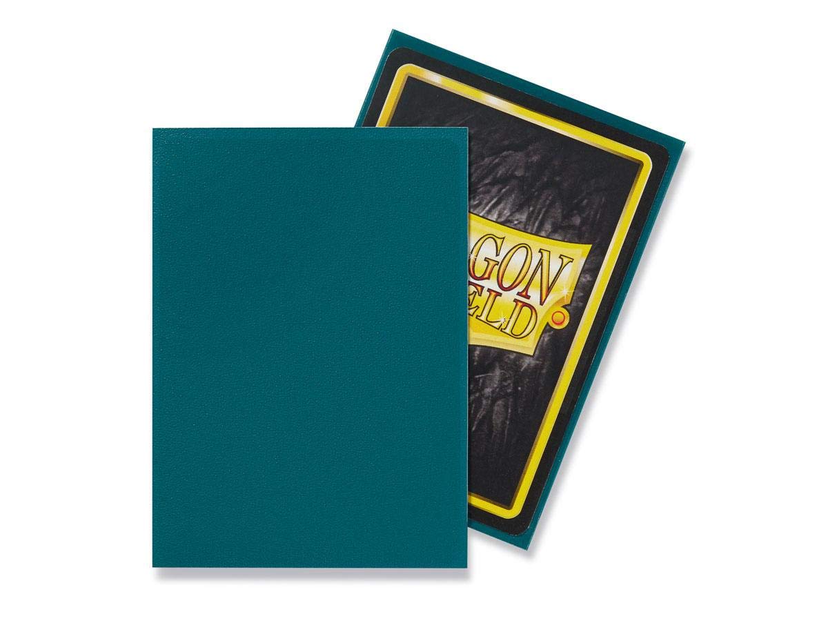 Dragon Shield 100 Count Standard Size Matte Deck Protector Sleeves (Matte Petrol)