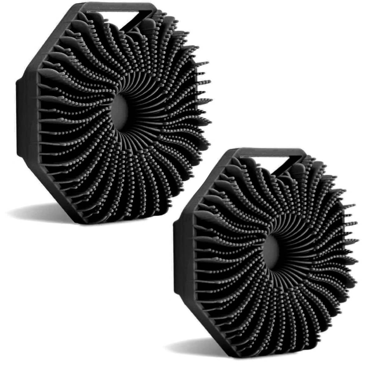 MAYCREATE® Silicone Body Scrubber, Exfoliating Body Scrubber for Sensitive Skin, Soft Massage Body, More Hygienic Than Traditional Loofah, Gentle Exfoliating for Sensitive Skin, Black-picture-10