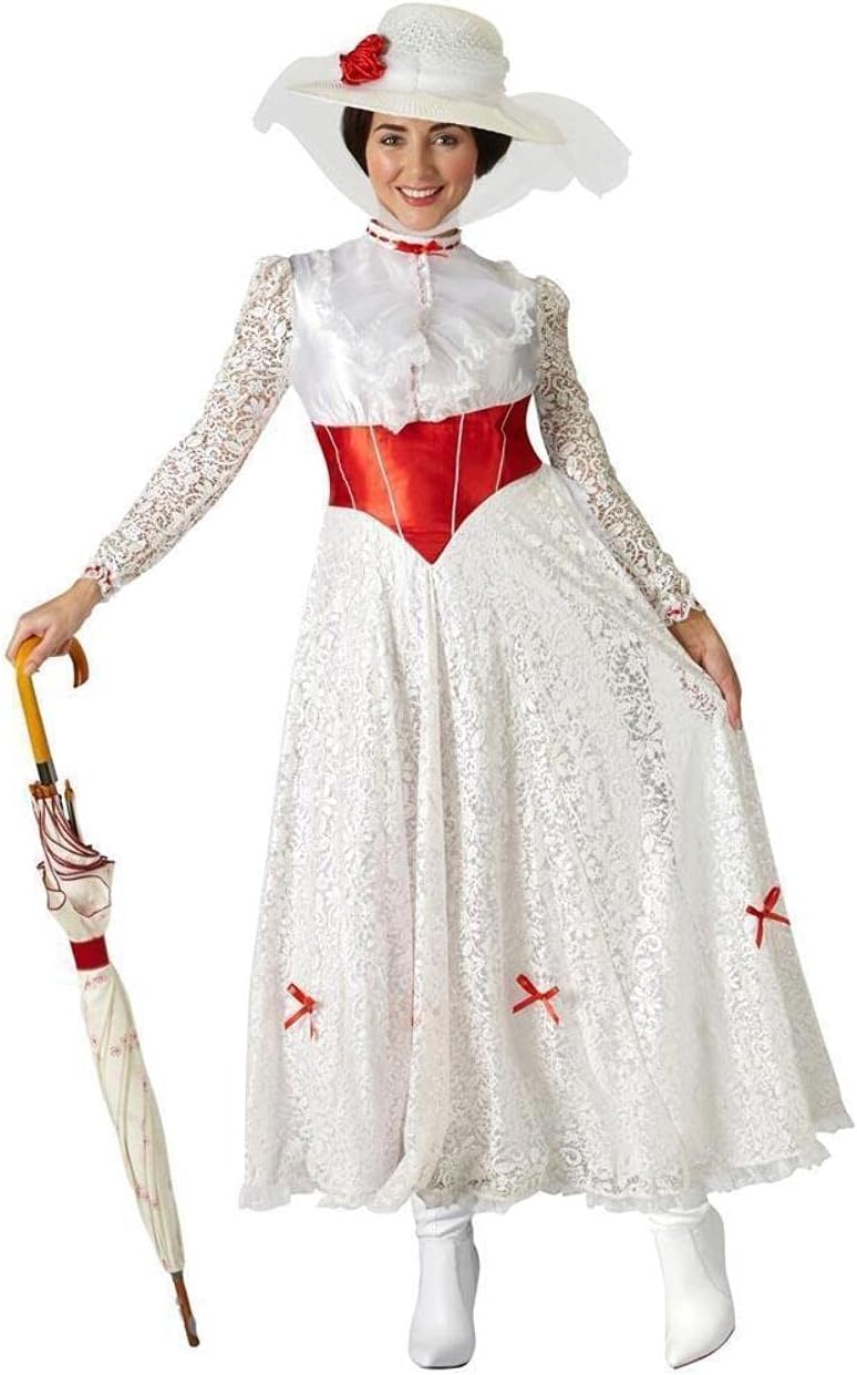 Rubie's Official Disney Mary Poppins Jolly Holiday Ladies Costume, Disney Musical, Adult Fancy Dress